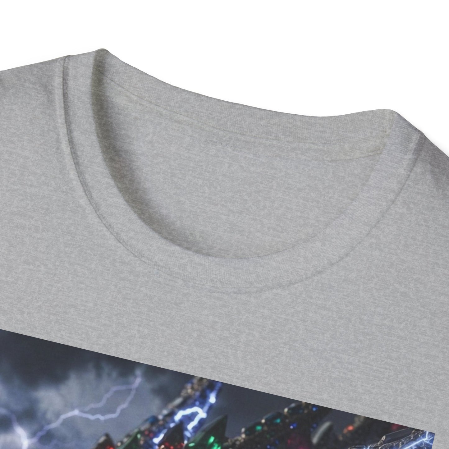 Dragon Lightning T-Shirt — Electric Dark Fantasy Monster Graphic Tee
