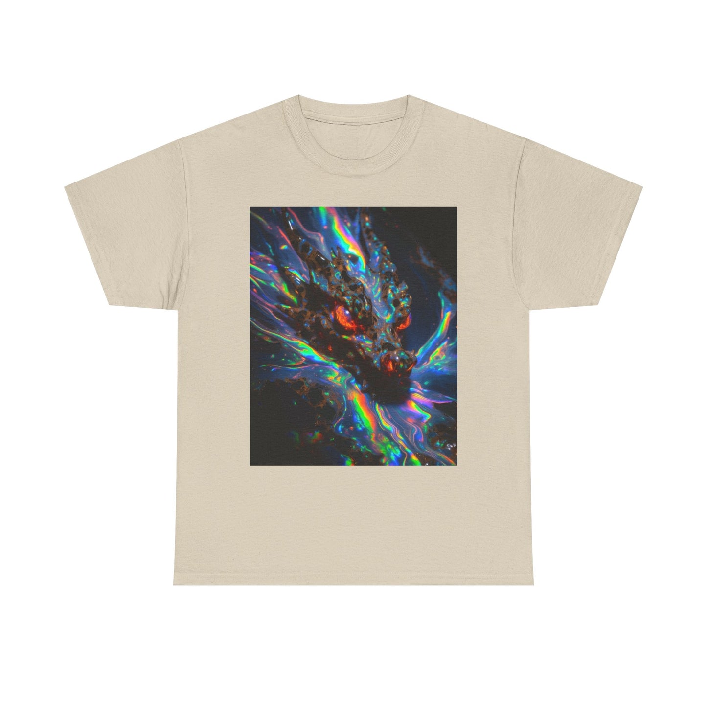 Psychedelic Dragon T-Shirt — Neon Cosmic Dragon Graphic Tee