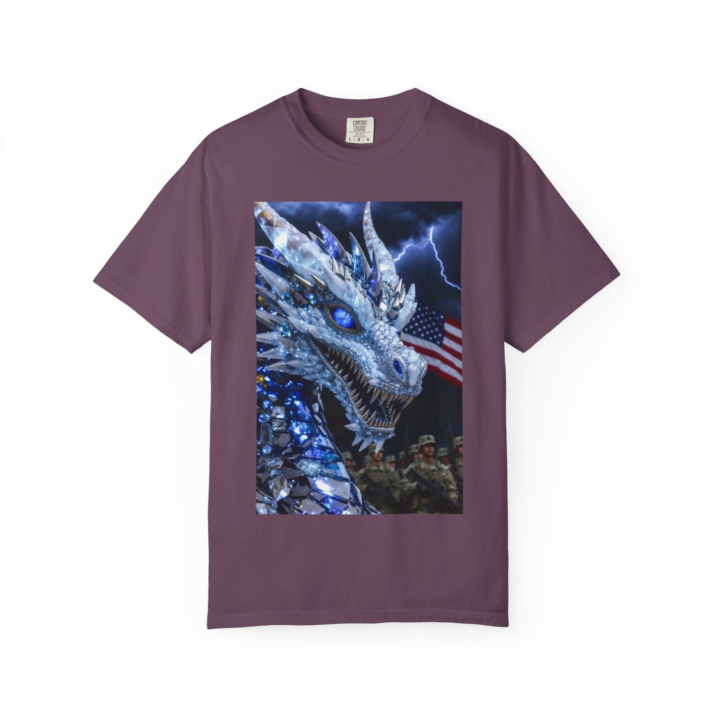 Ice Dragon Military Patriot T-Shirt