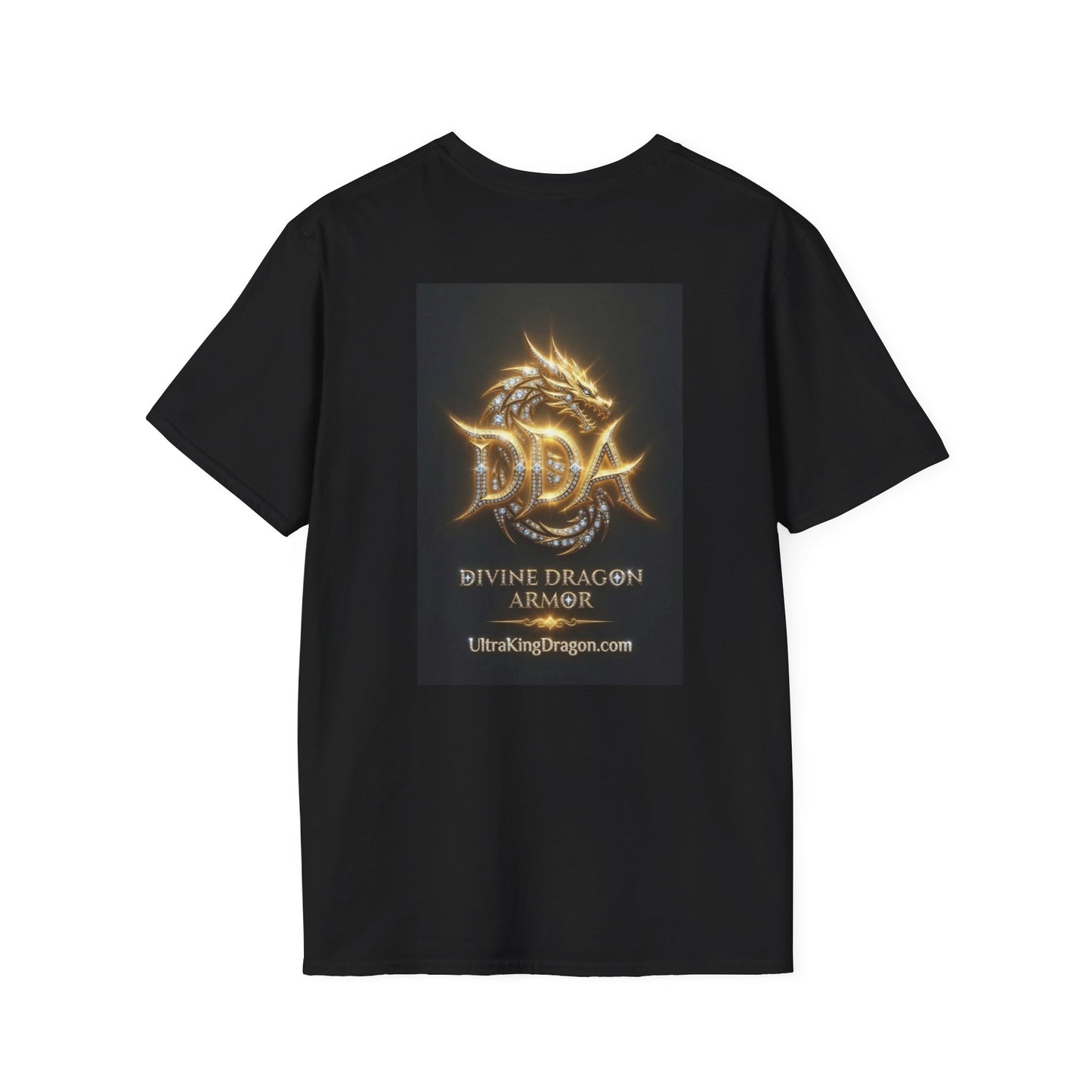 Dragon Skull T‑Shirt — Neon Green Crystal Wyvern Graphic Tee