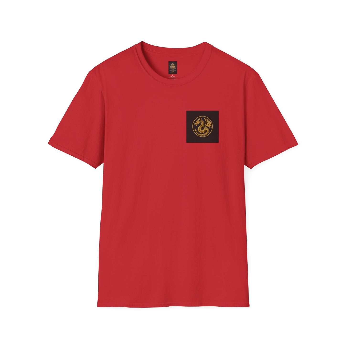 A # 1 Selling Divine Dragon Armor Pocket T-Shirt — Vintage Gold Emblem Tee