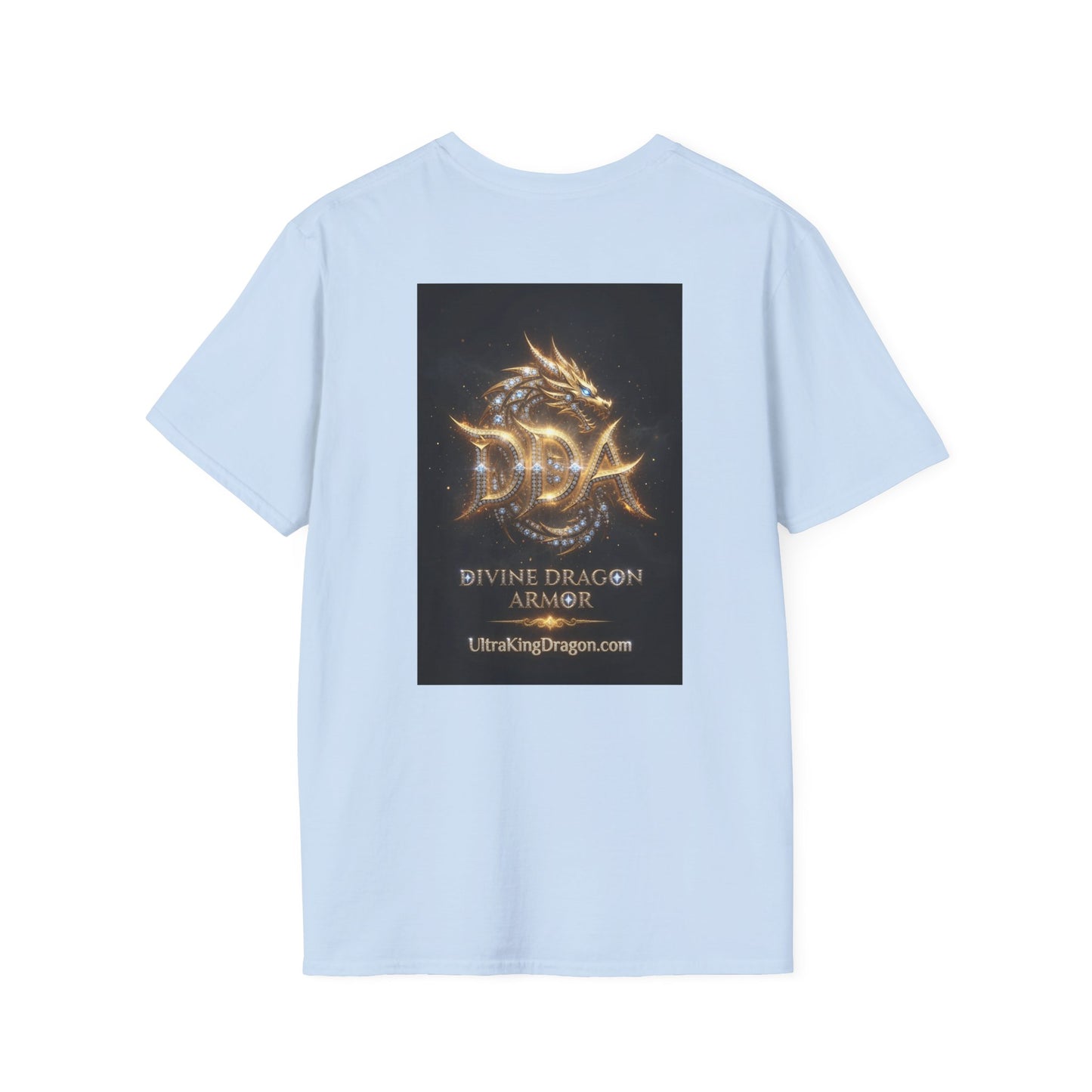 A Cyber Dragon Graphic T-Shirt — Futuristic Neon Dragon Design