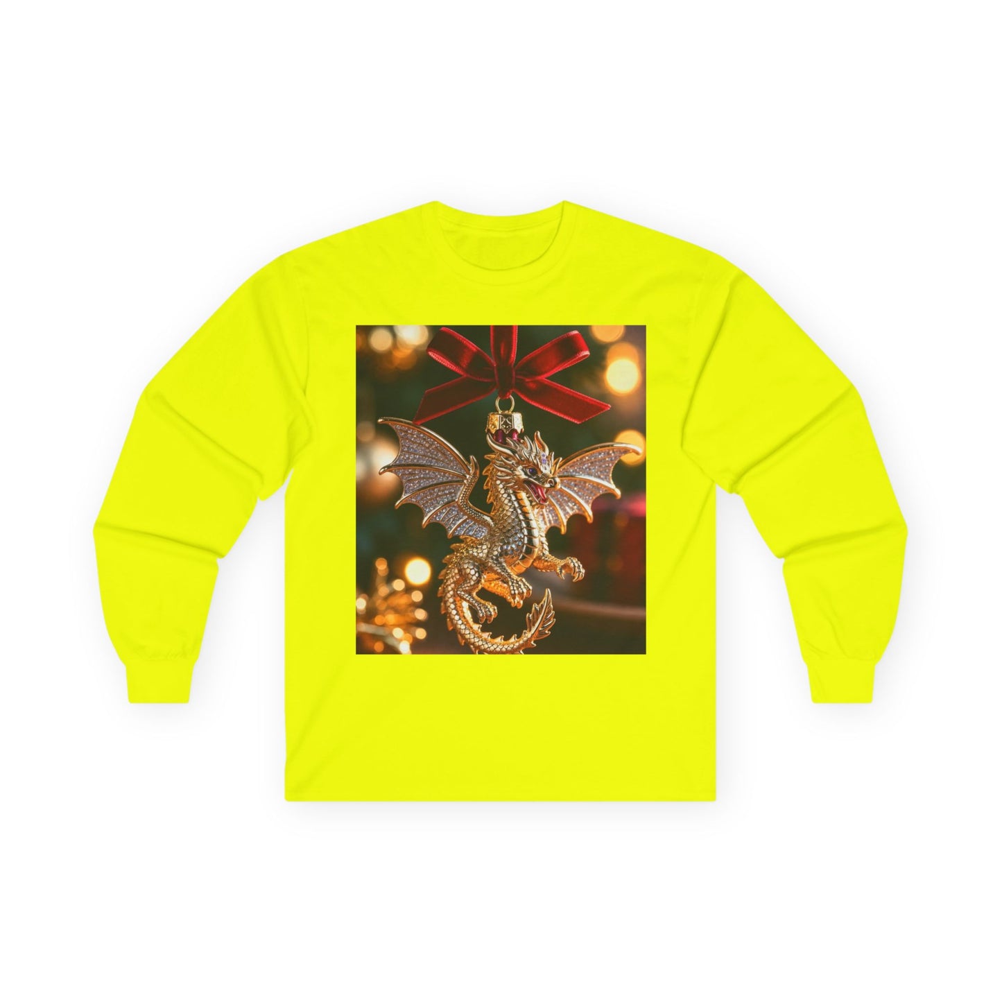 Dragon Ornament Holiday Long Sleeve Tee