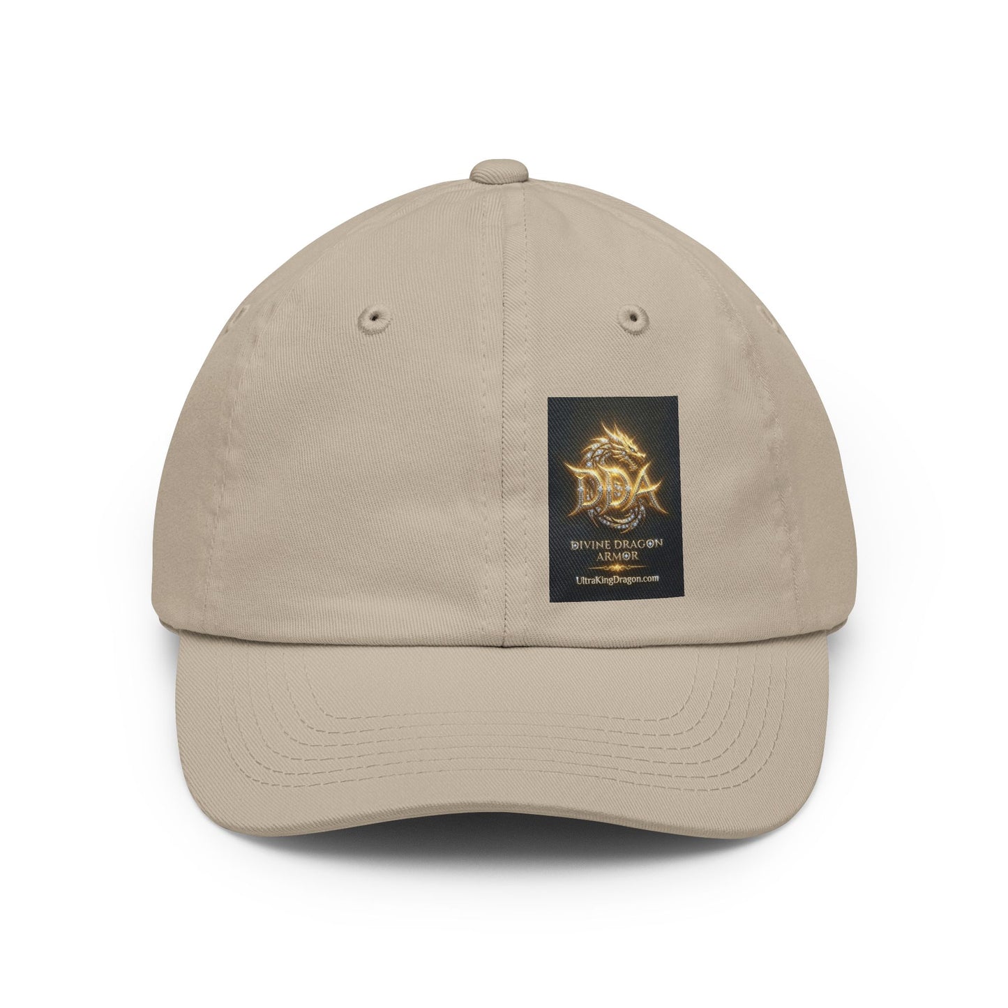 Dad Hat — Golden DRAGON Emblem Baseball Cap