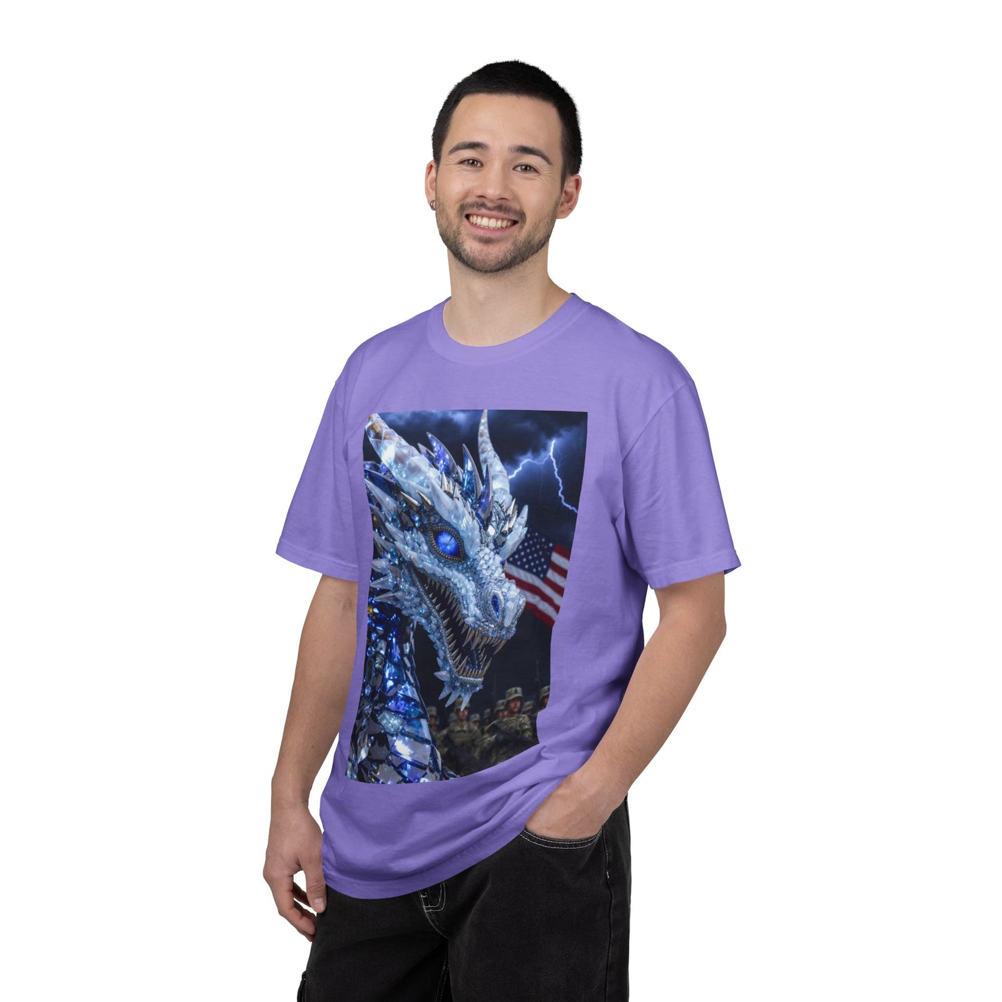 Ice Dragon Military Patriot T-Shirt