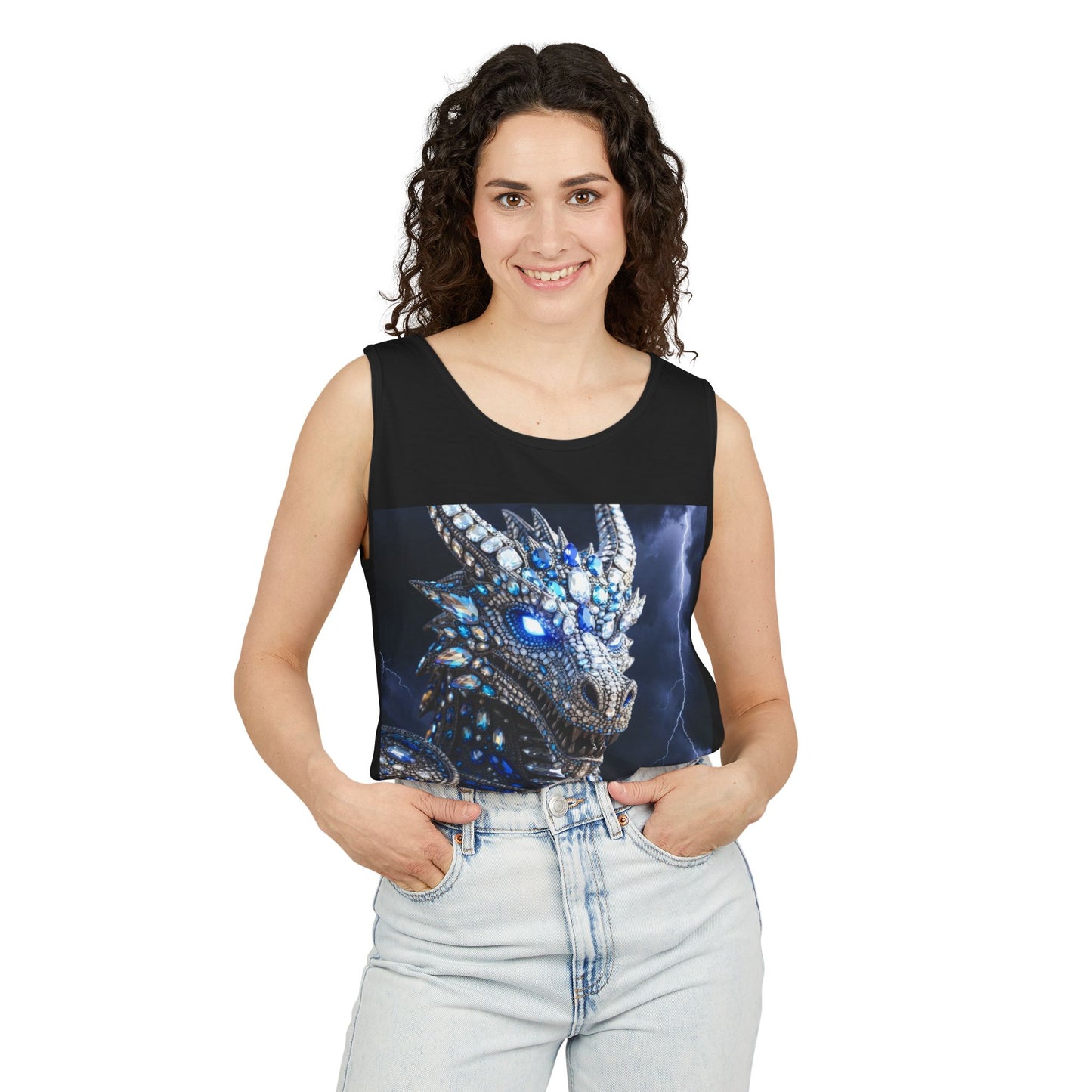 Patriotic Crystal Dragon Tank Top
