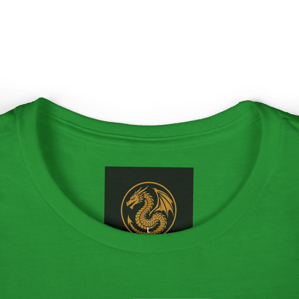 A Magical Christmas Women’s Tee — Emerald Dragon & Stars Graphic Shirt