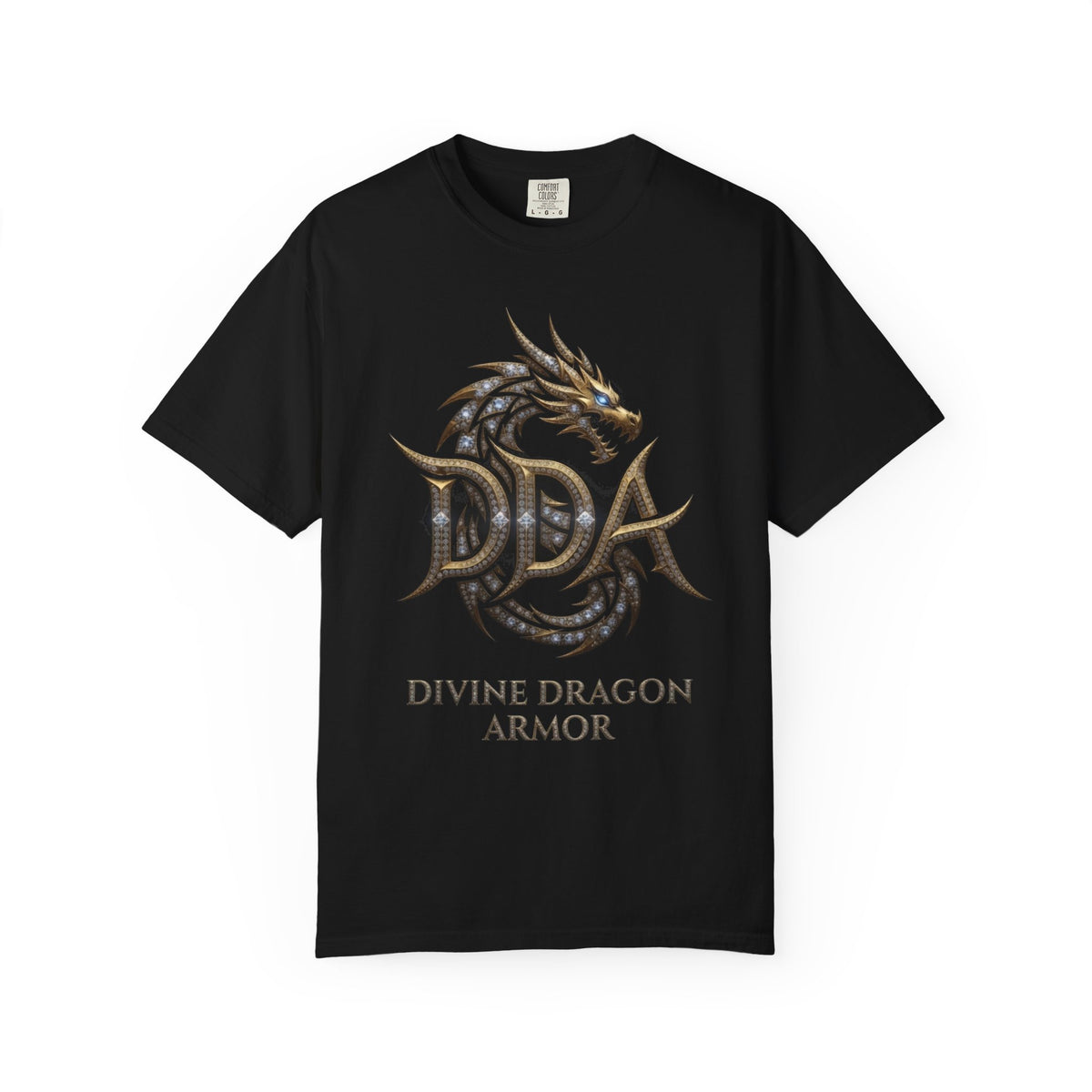 A DIVINE DRAGON ARMOR MEN OR WOMANS Garment-Dyed T-shirt