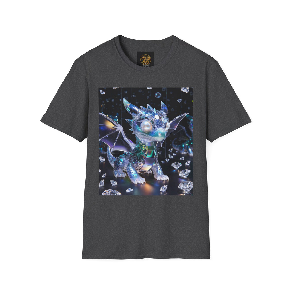 A Crystal Dragon T-Shirt — Sparkling Gem Fantasy Tee