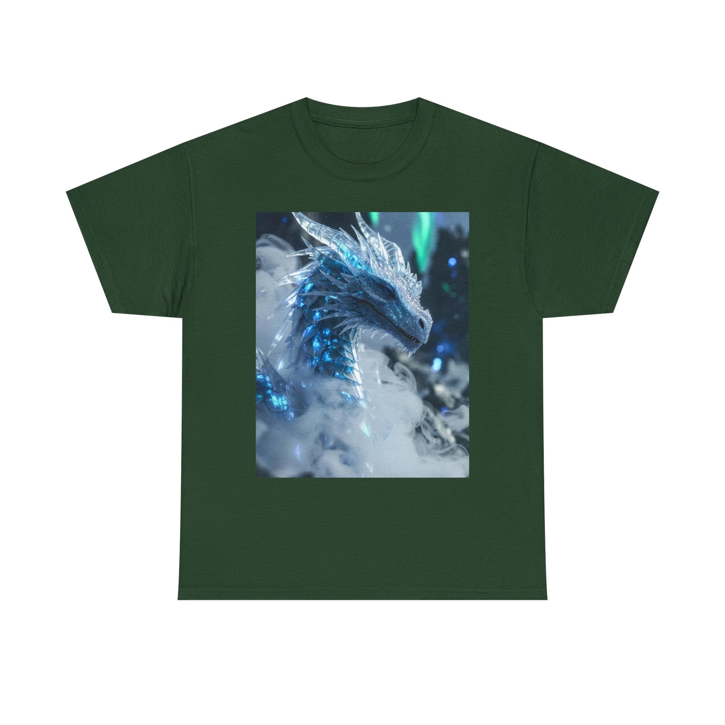 Ice Dragon Graphic Tee — Fantasy Dragon Art T-Shirt