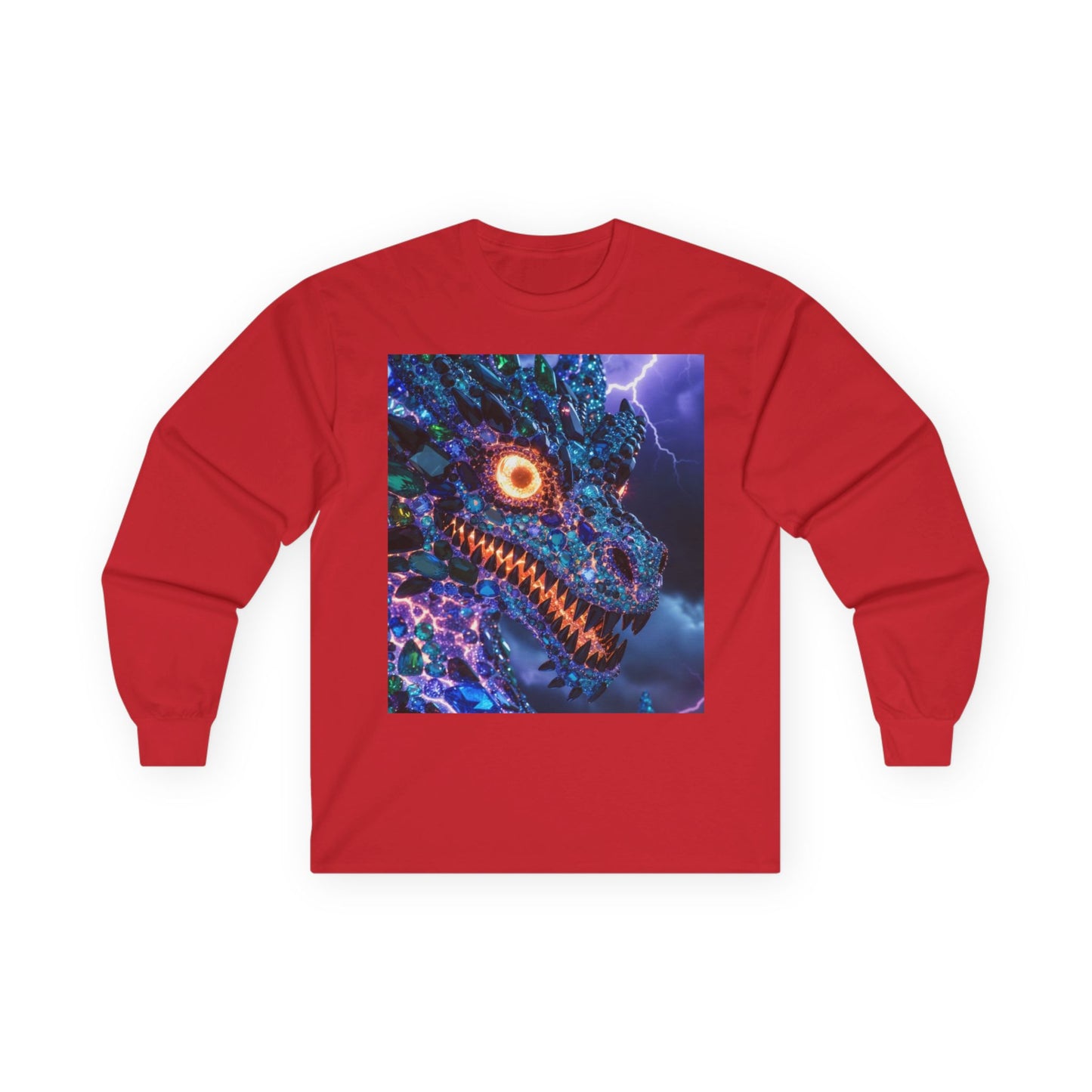 Godzilla Neon Monster Long Sleeve Tee — Electric Kaiju Graphic