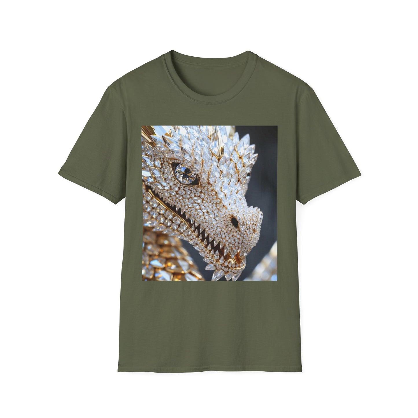 Bejeweled Dragon Graphic T-Shirt