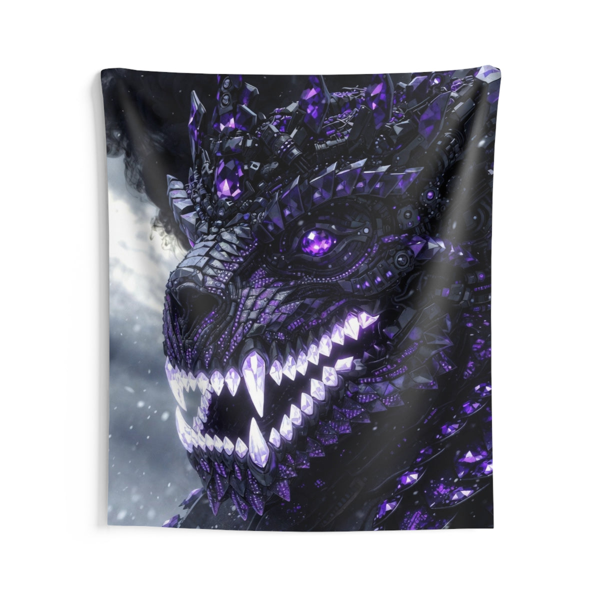 # 1 Selling Dragon Tapestry Divine Dragon Armor Wall Tapestry — Purple Dragon skull (UltraKingDragon.com)
