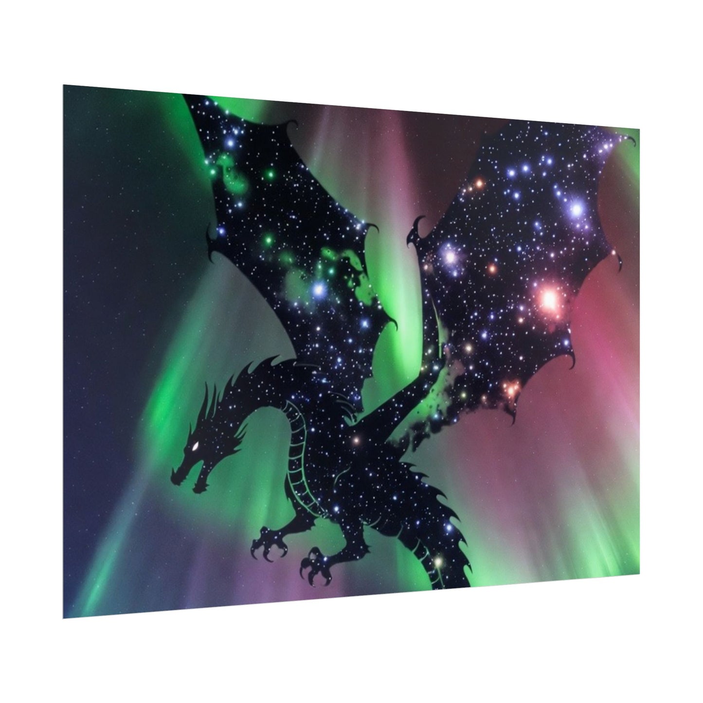 Dragon Aurora Poster