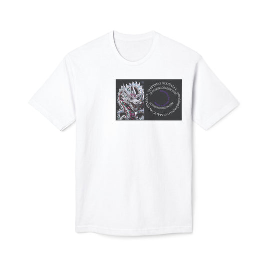 Dragon Heart T-Shirt — Floral Dragon Illustration with Circular Text