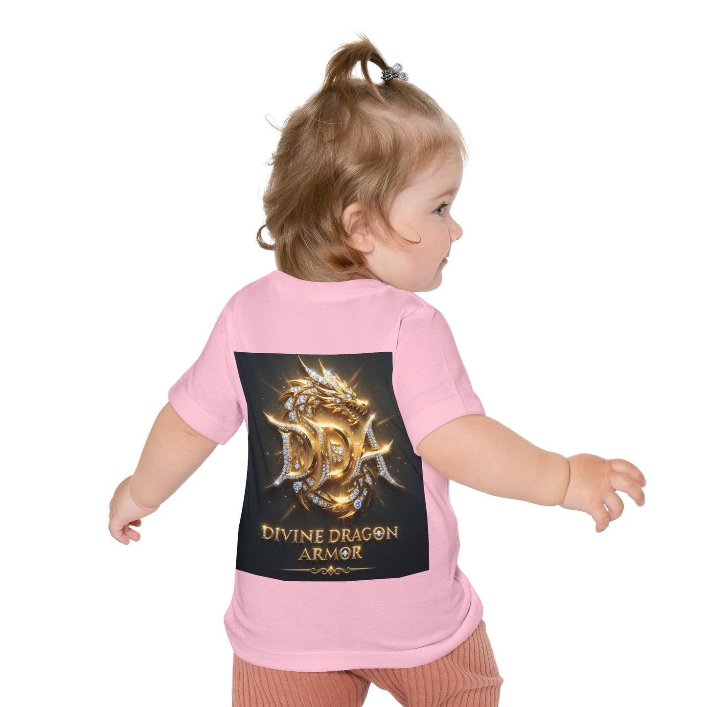 A Baby T-Shirt — Divine Dragon Armor Lightning Robot Graphic