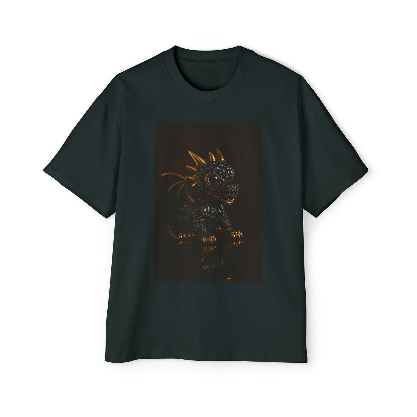 A Dragon Design Oversized Tee, Casual Wear, Graphic Shirt, Gift for Fantasy Lovers, Unique T-Shirt, Perfect for Festivals and Everyday