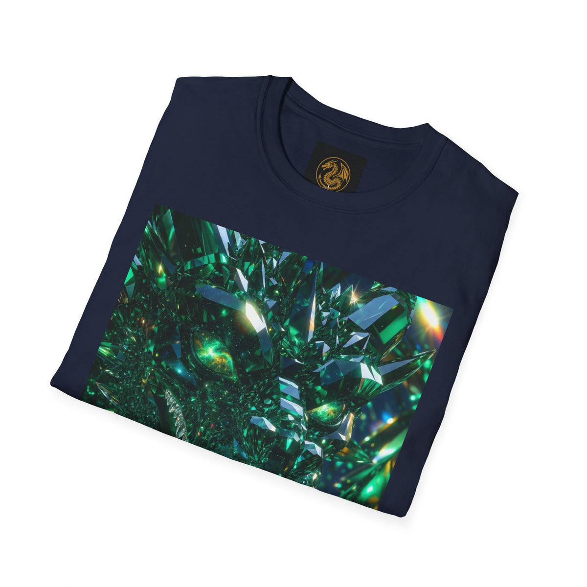 An Emerald Dragon Crystal Skull T-Shirt