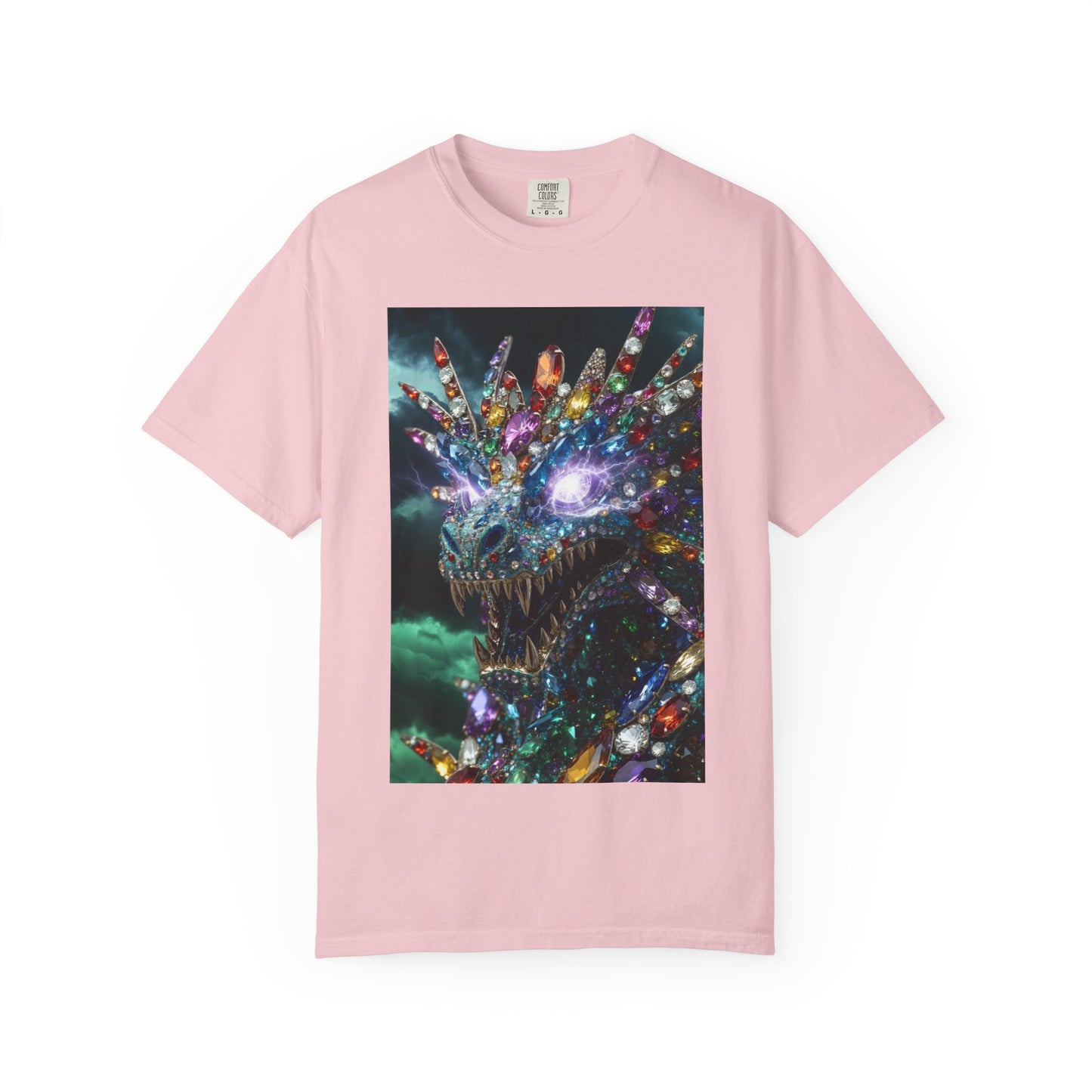 Dragon Crystal T-Shirt — Psychedelic Gem Monster Graphic Tee