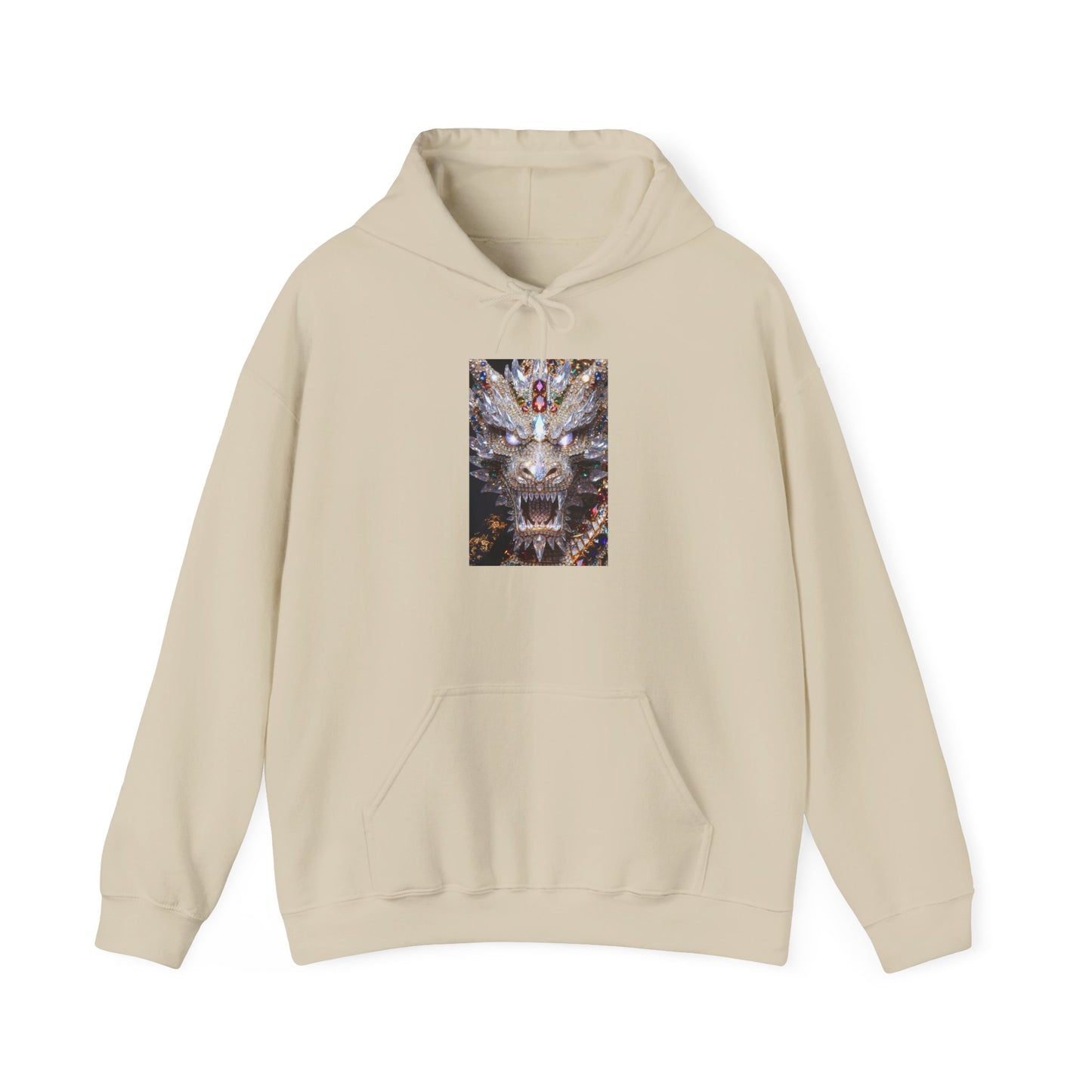 Dragon Skull Hoodie - Mystic Fantasy Graphic Pullover