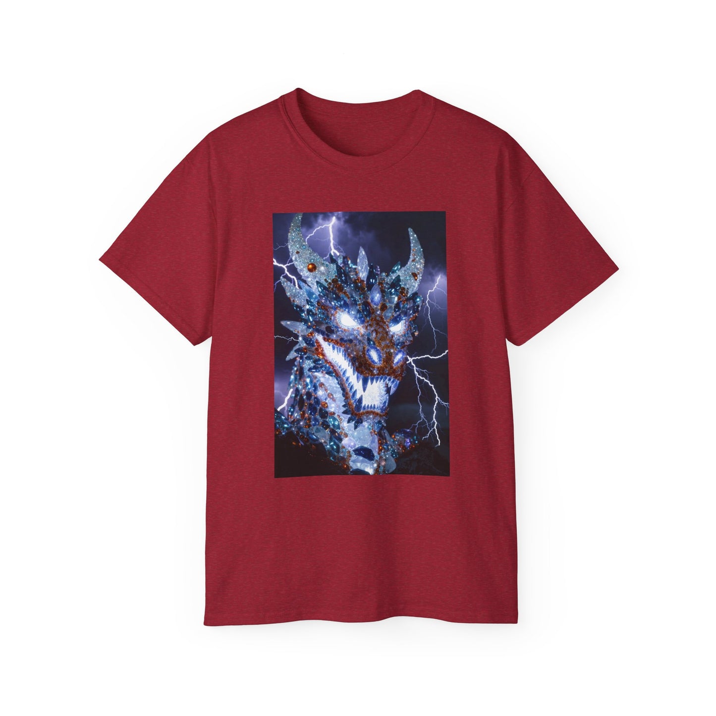 Electric Dragon T-Shirt — Lightning Fantasy Beast Graphic Tee
