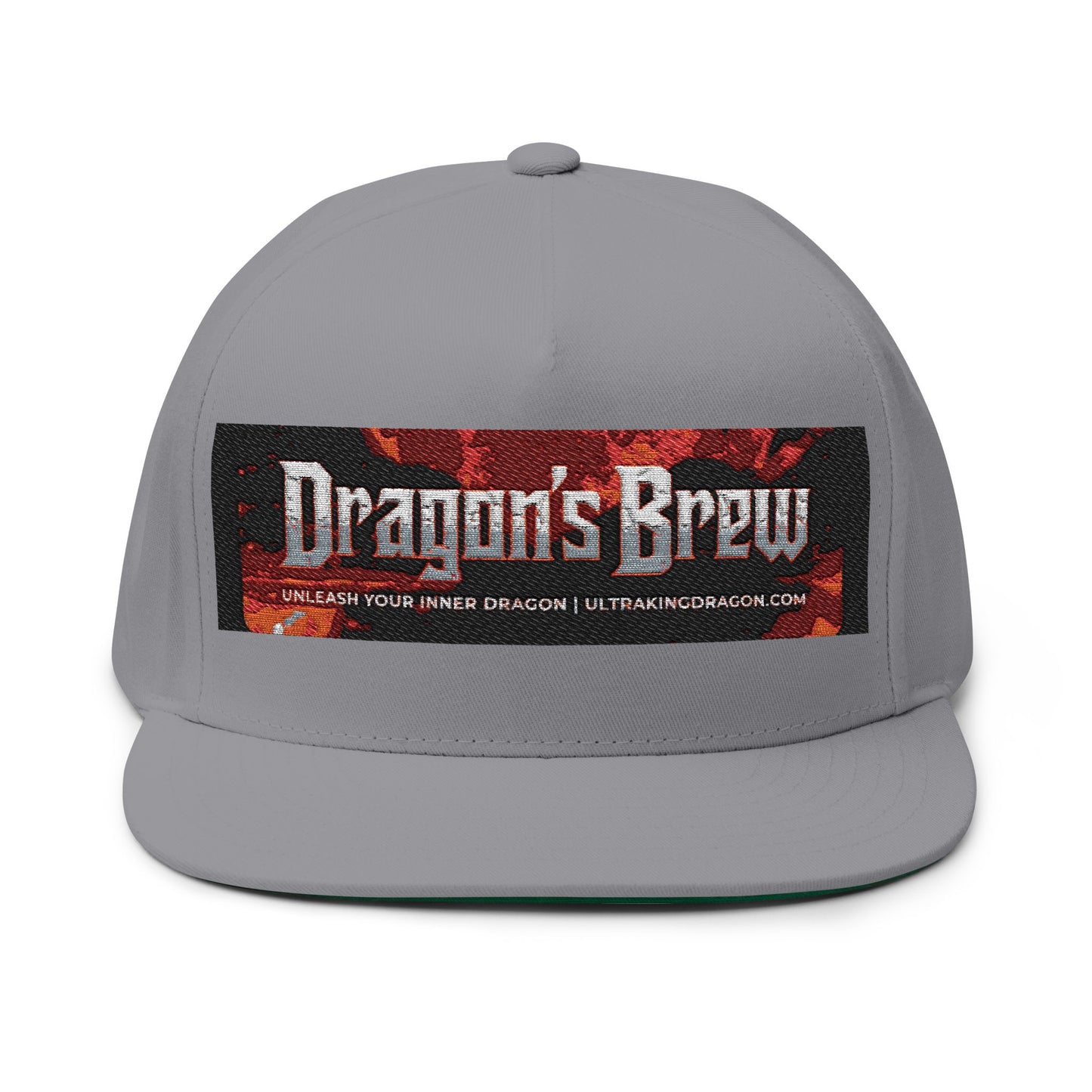 Dragon's Brew Embroidered Flat Bill Cap