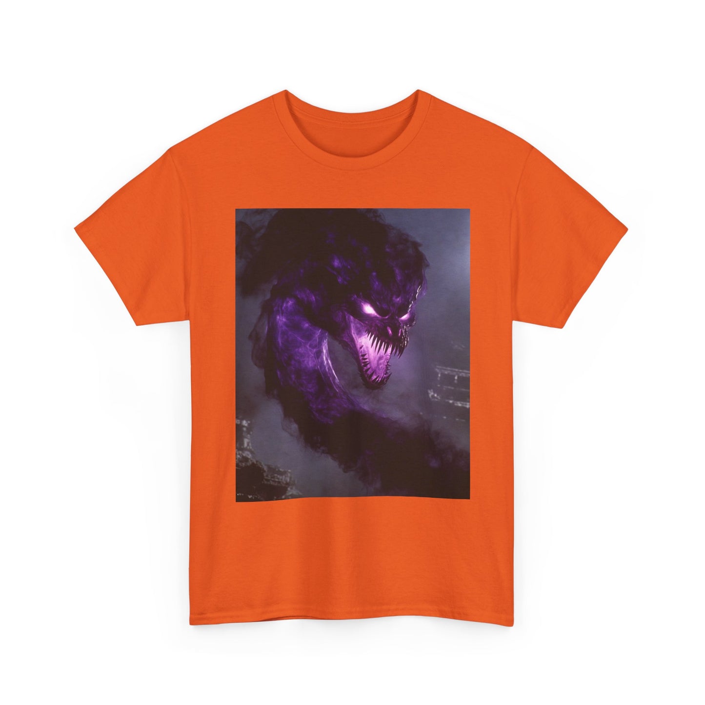Divine Purple Dragon Ghost Heavy Cotton Tee