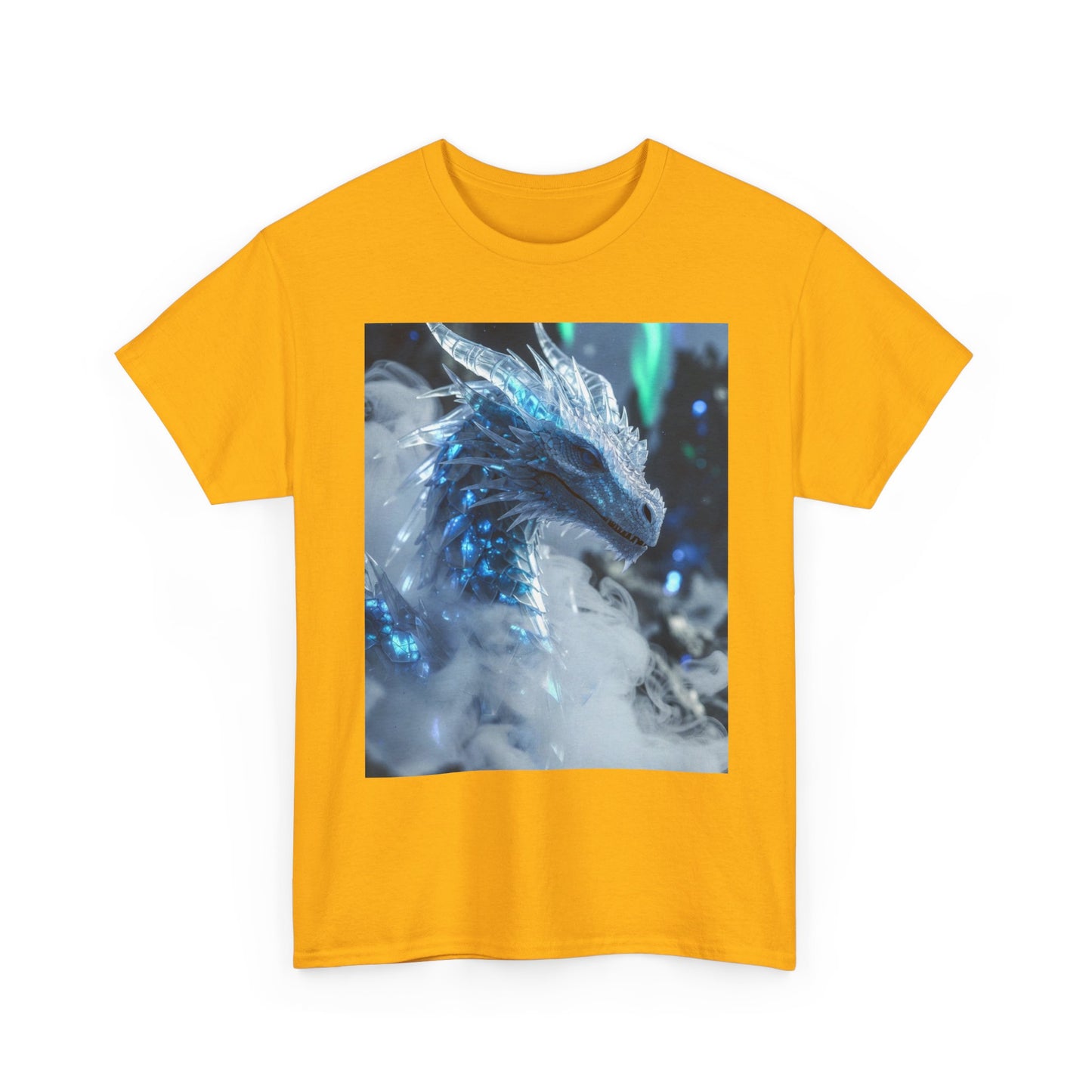Ice Dragon Graphic Tee — Fantasy Dragon Art T-Shirt