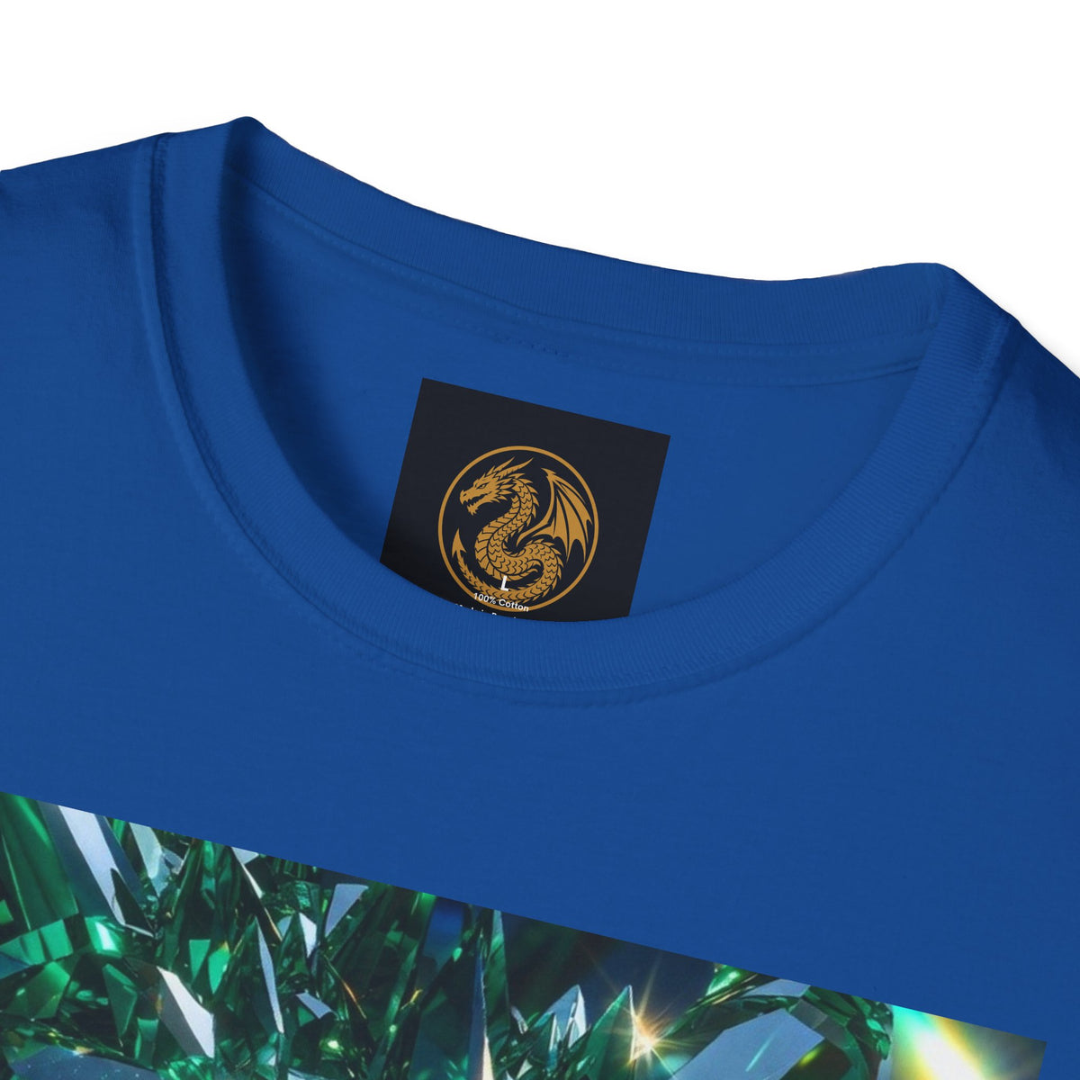 An Emerald Dragon Crystal Skull T-Shirt