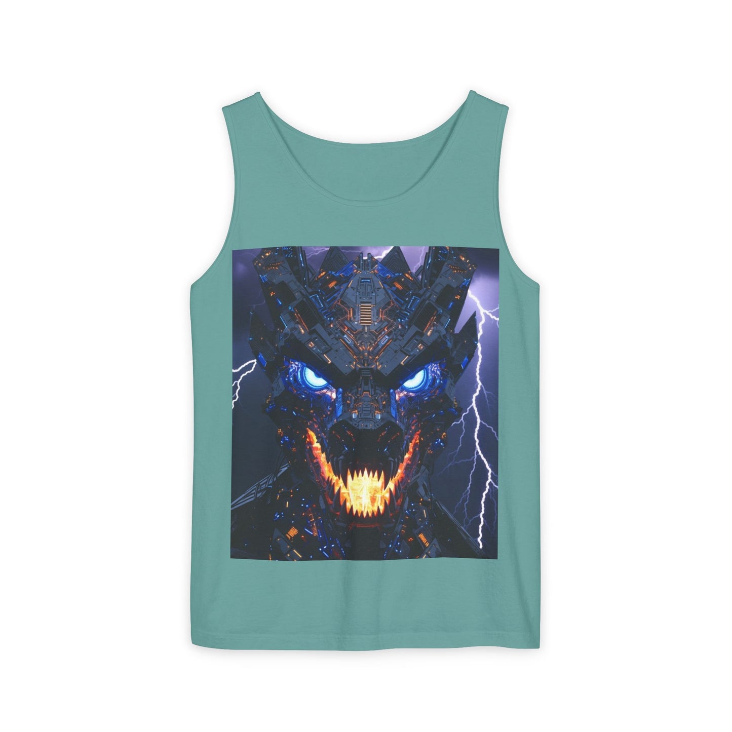Dragon Storm Tank Top – Fierce Lightning Dragon Graphic Tank