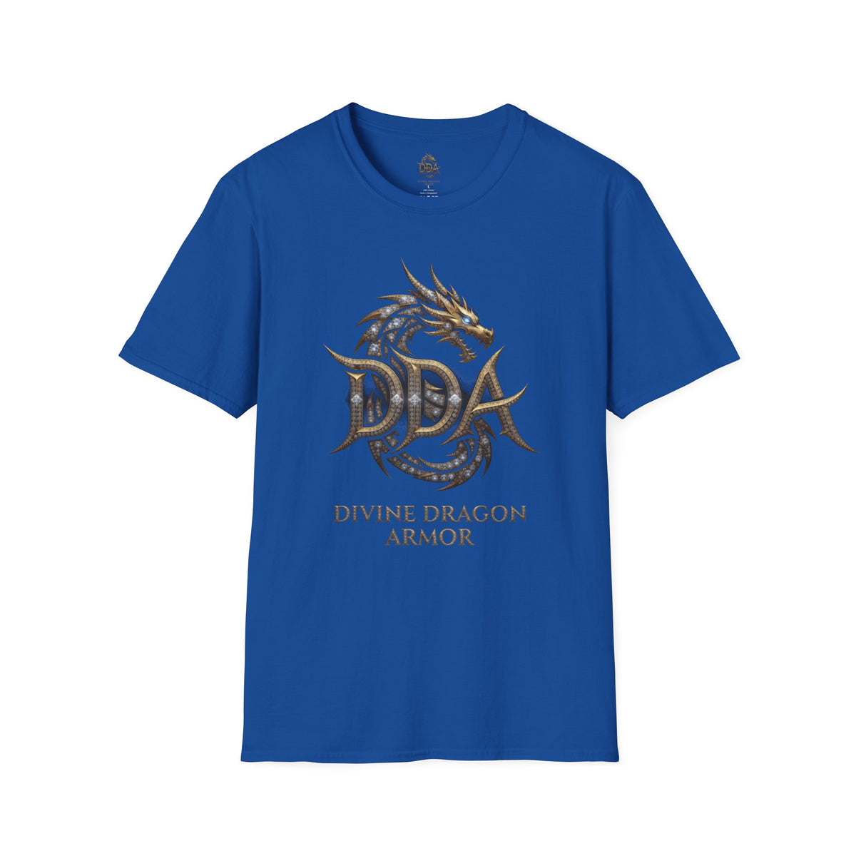 Dragon Logo Pocket T-Shirt — "DDA Divine Dragon Armor" Chest Patch