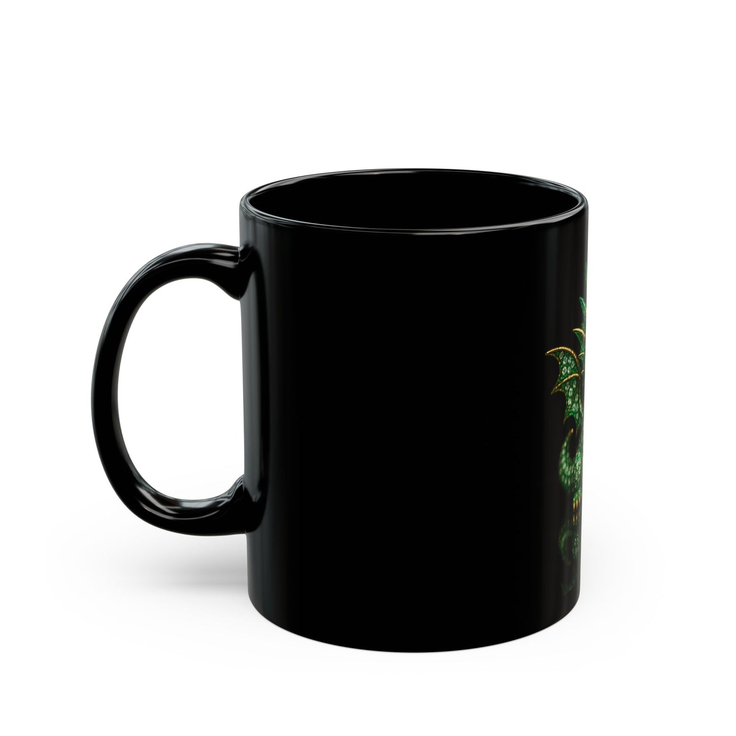 Green Dragon Fantasy Mug - 11oz & 15oz