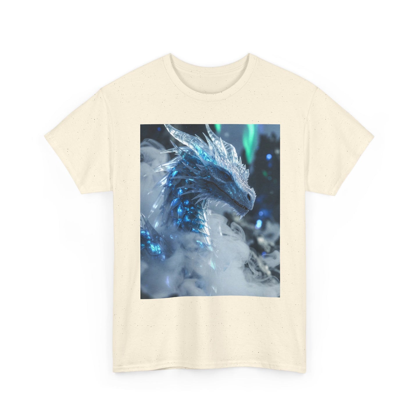 Ice Dragon Graphic Tee — Fantasy Dragon Art T-Shirt