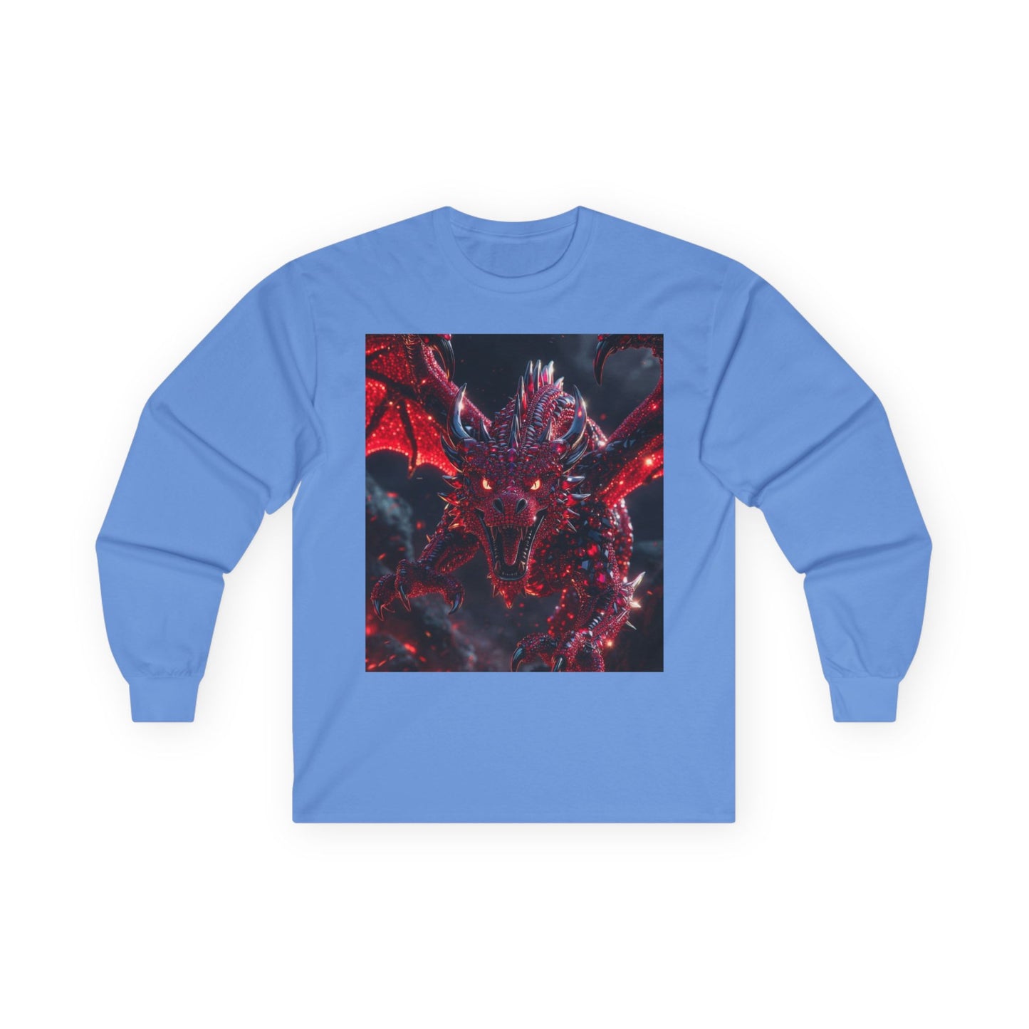 Red Dragon Fantasy Long Sleeve Tee
