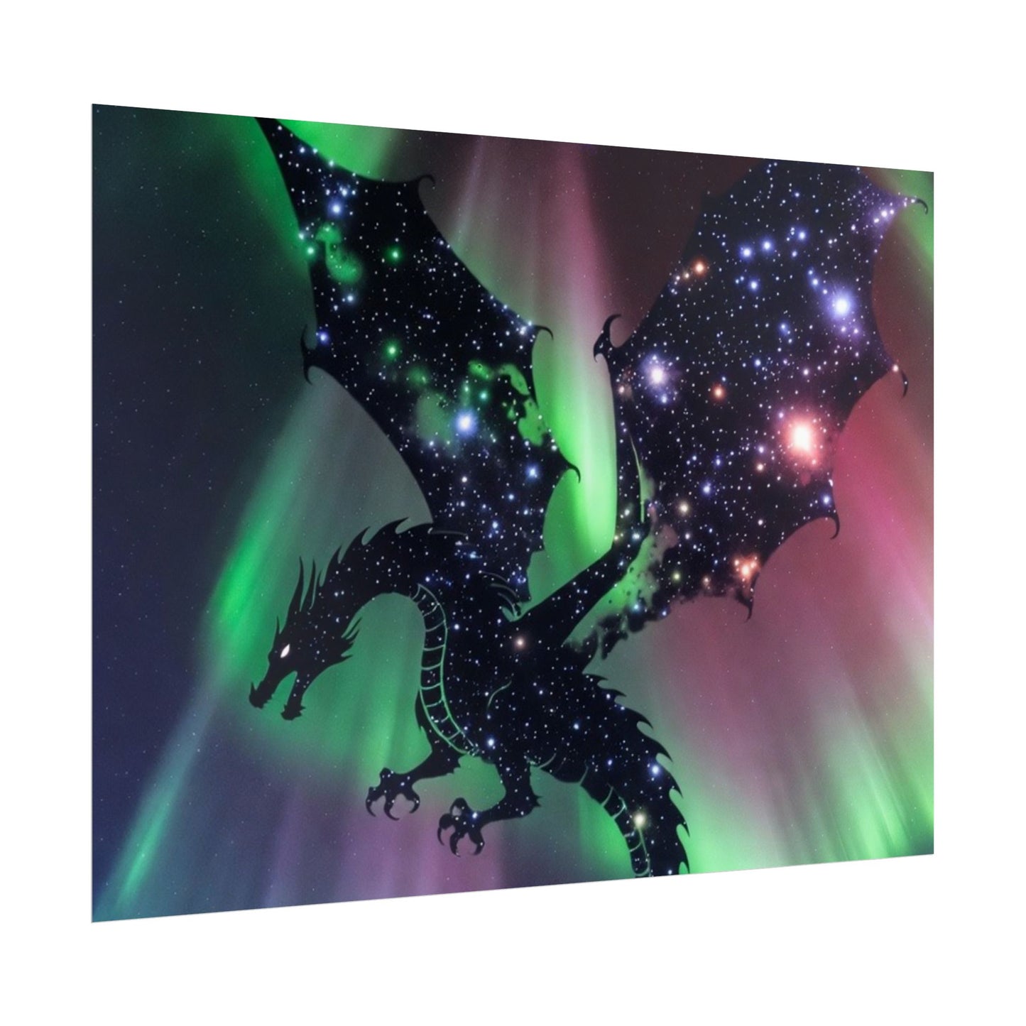 Dragon Aurora Poster