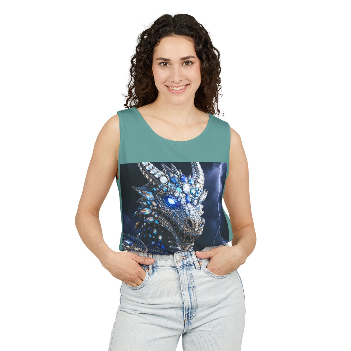 Patriotic Crystal Dragon Tank Top