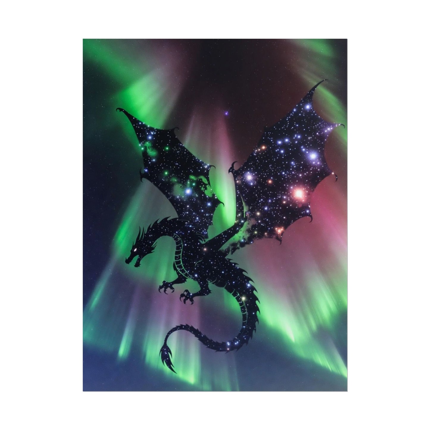 Dragon Aurora Poster