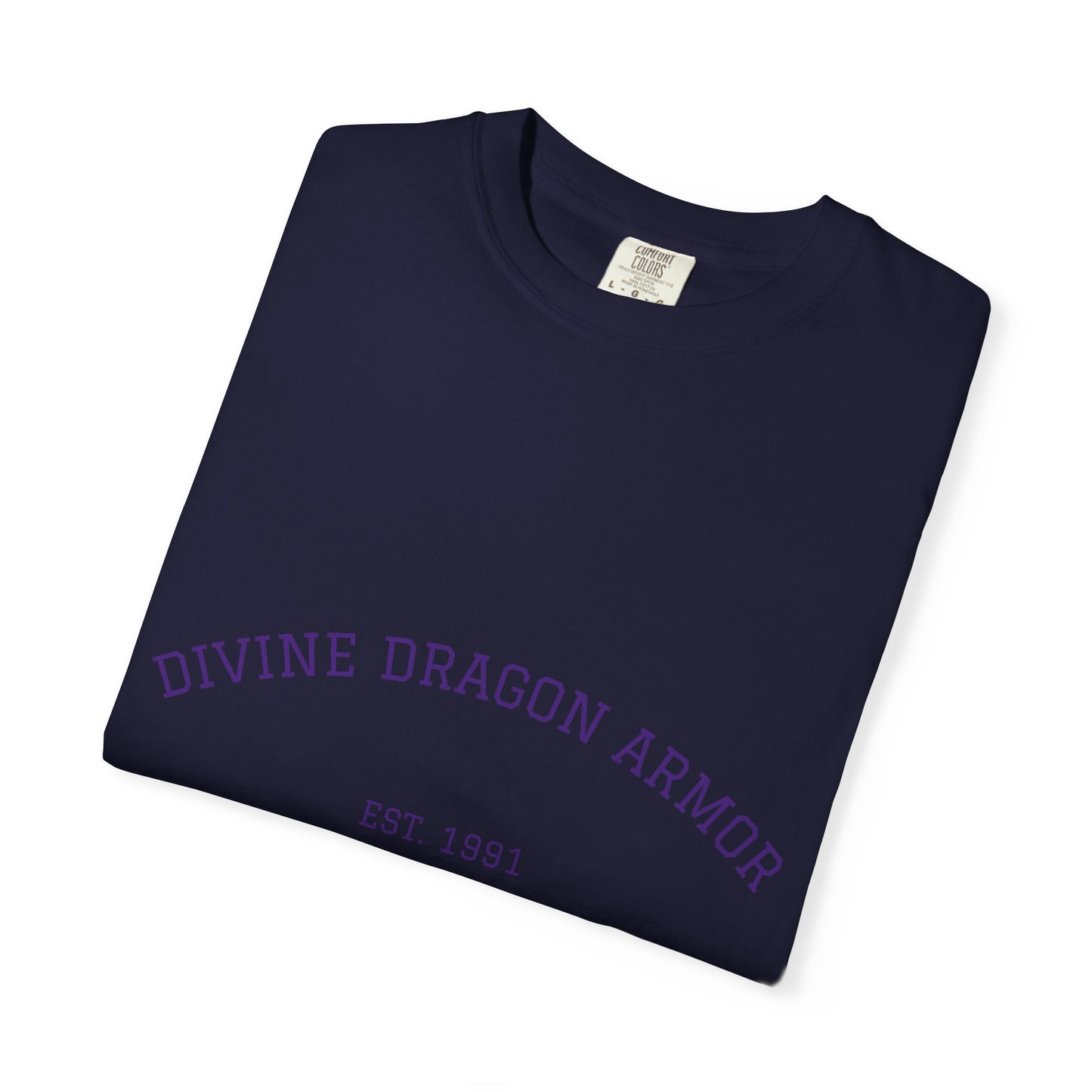 A Divine Dragon Armor Tee — Vintage 'Est. 1991' Graphic T-Shirt