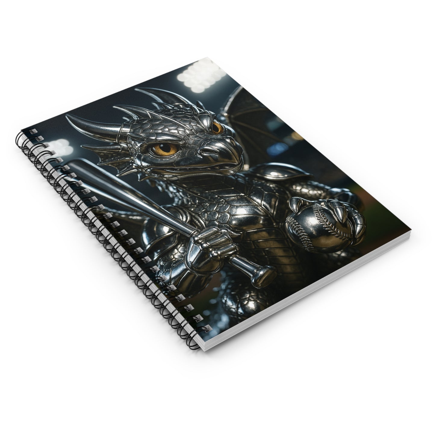 Lucky Dragon Spiral Notebook for St. Patrick's Day, Green Fantasy Journal, Cute Gift for Leprechaun Lovers, Festive Notepad, Seasonal [...]