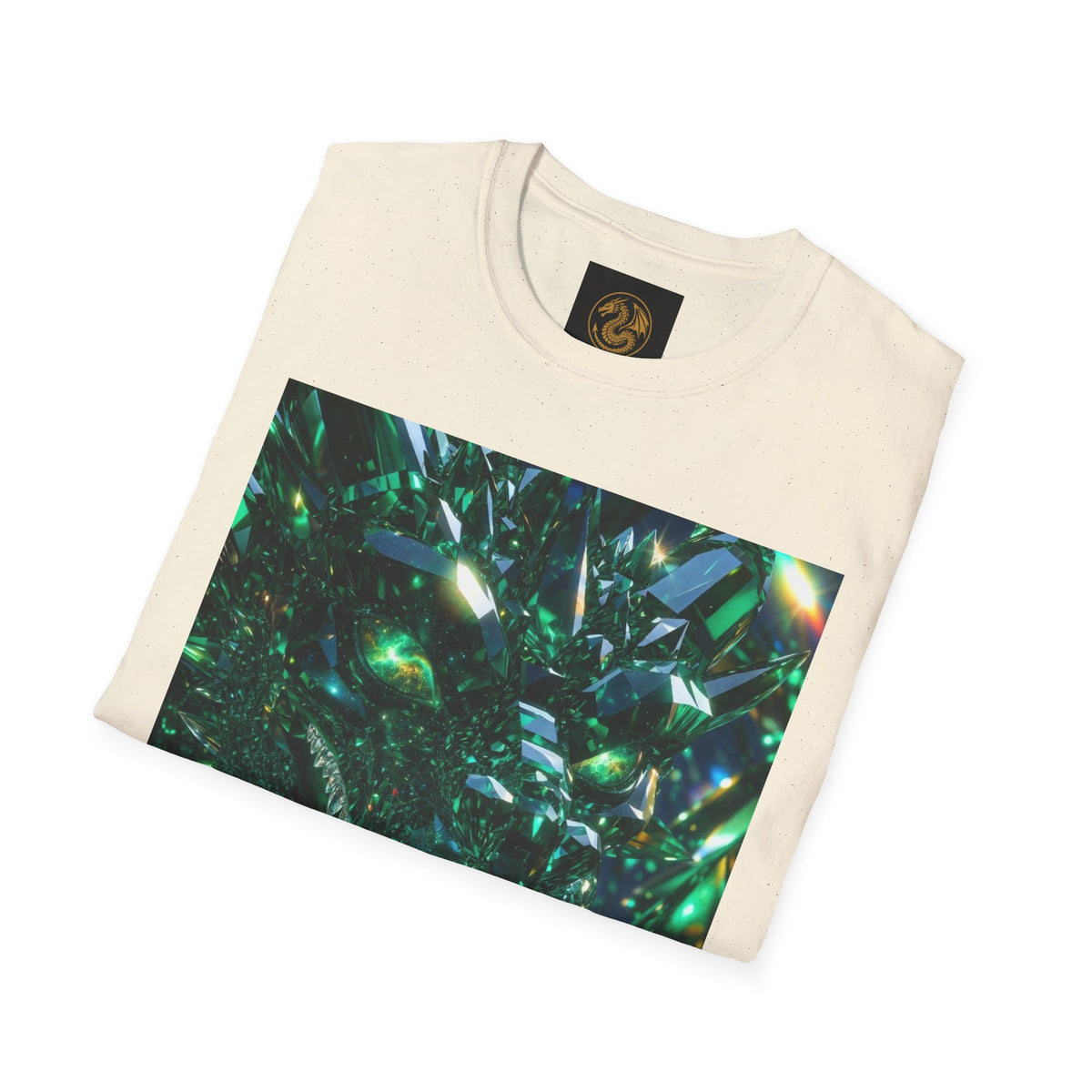 An Emerald Dragon Crystal Skull T-Shirt