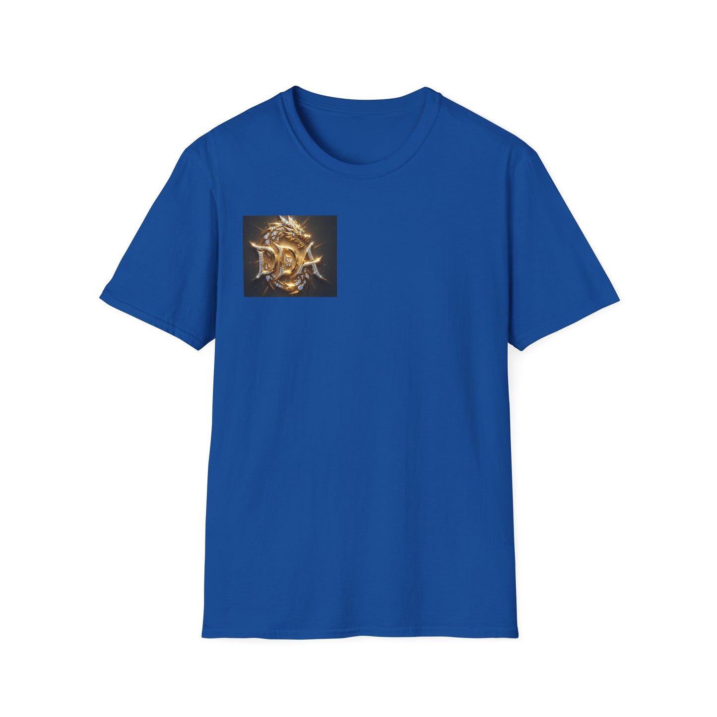 #1 seller DDA DIVINE DRAGON ARMOR T-Shirt — Golden Dragon Emblem Chest Logo, Fantasy Gaming Fan Tee