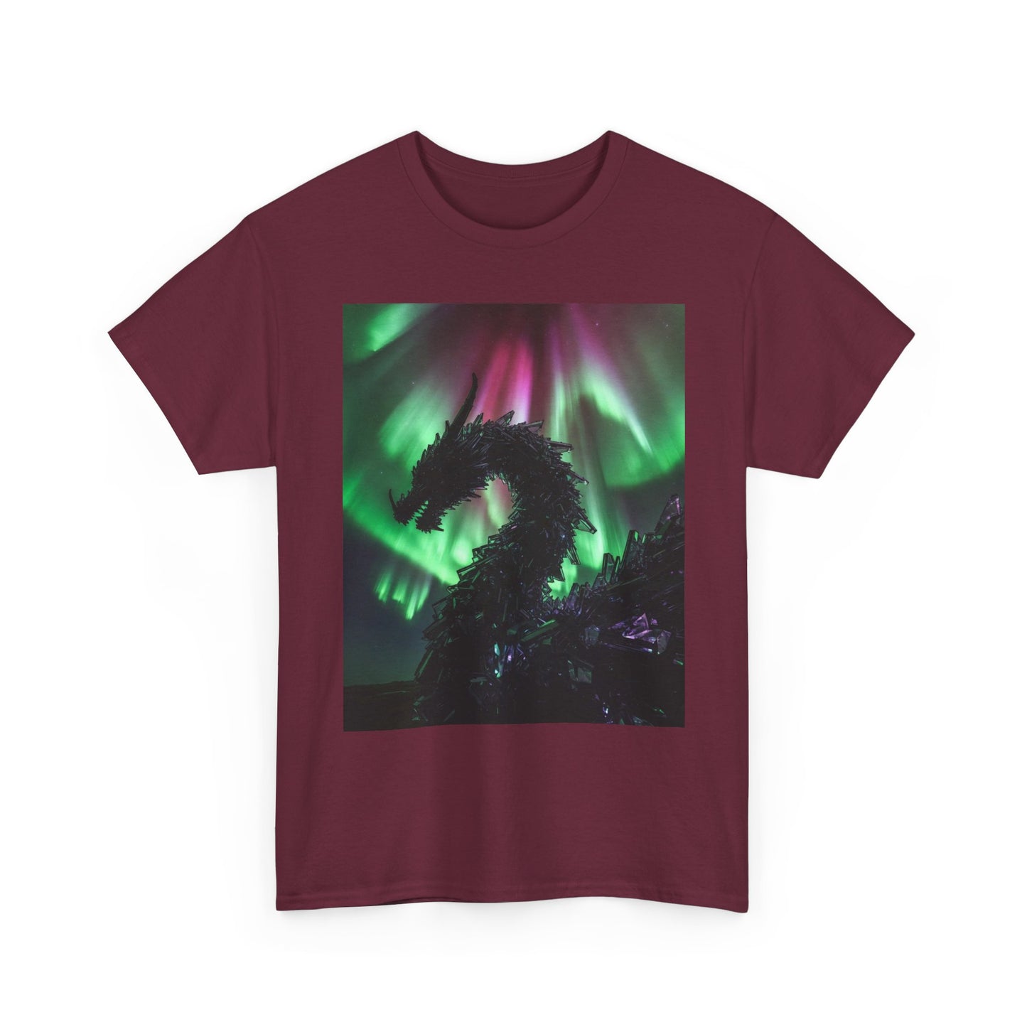 Dragon Aurora T-Shirt — Northern Lights Dragon Graphic Tee