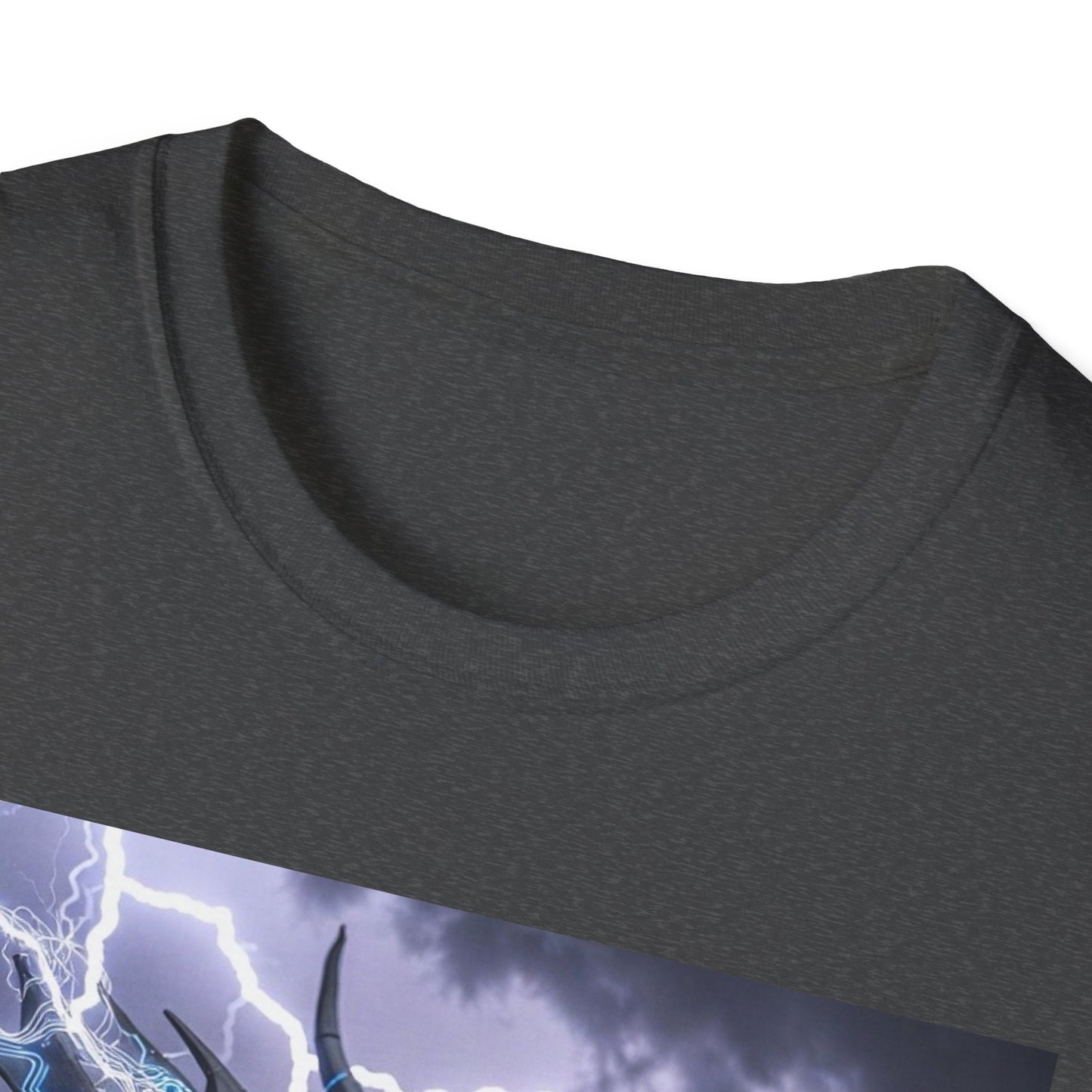 Dragon Storm T-Shirt — Electric Blue Fantasy Dragon Tee