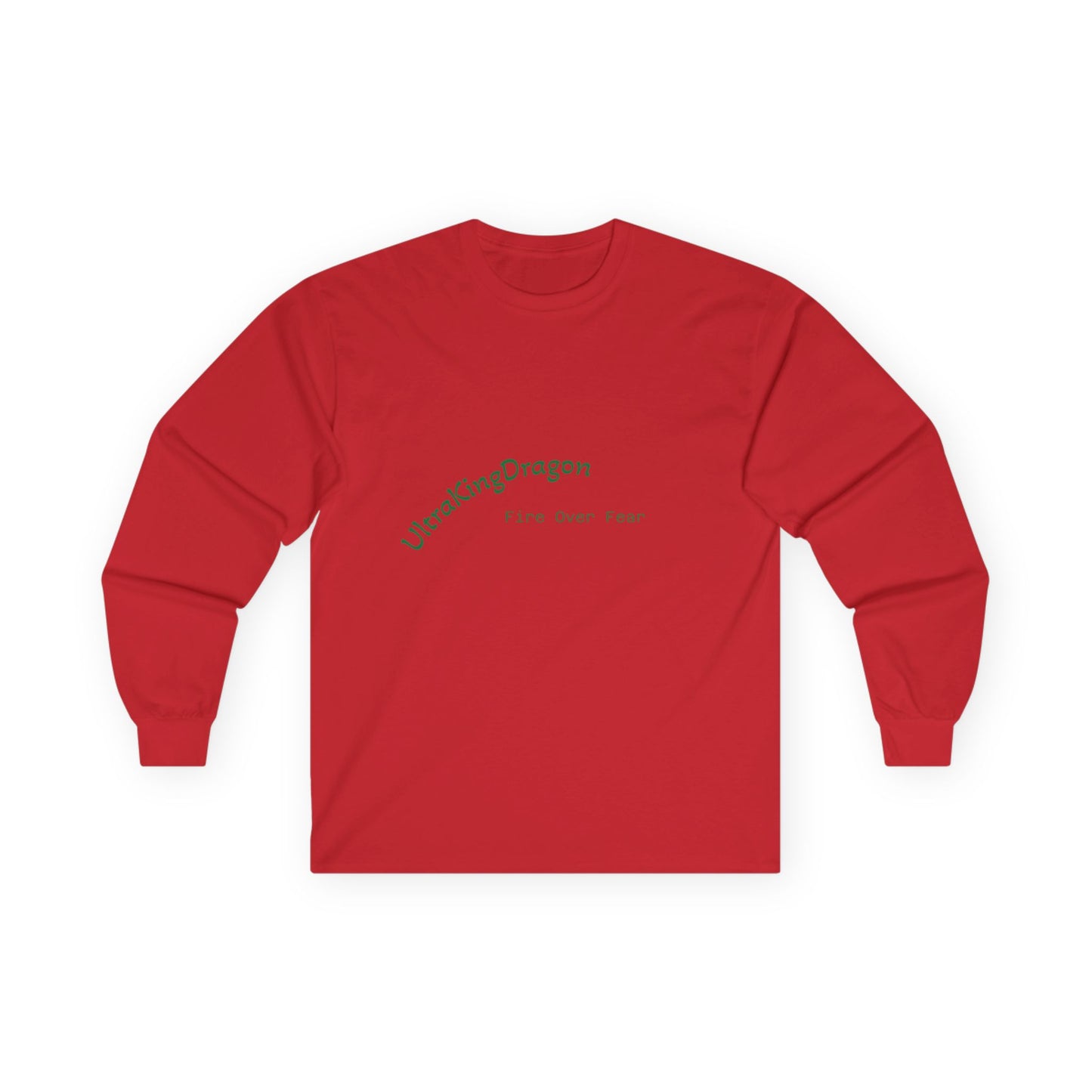 Minimalist 'Vibes Over Fear' Long Sleeve Tee