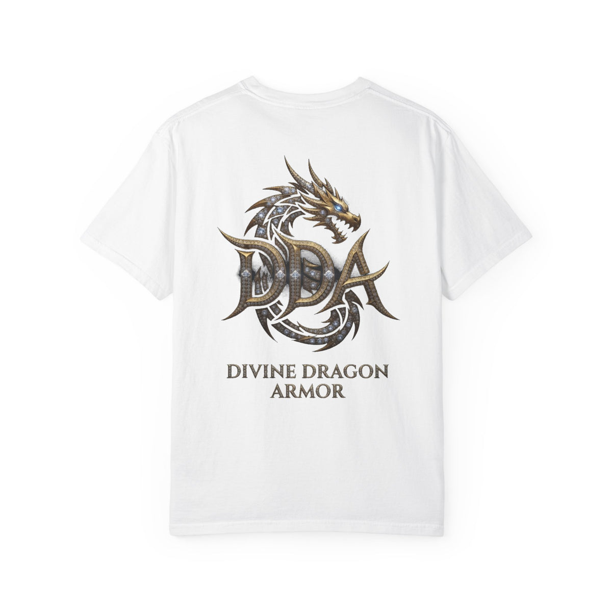 A DIVINE DRAGON ARMOR MEN OR WOMANS Garment-Dyed T-shirt