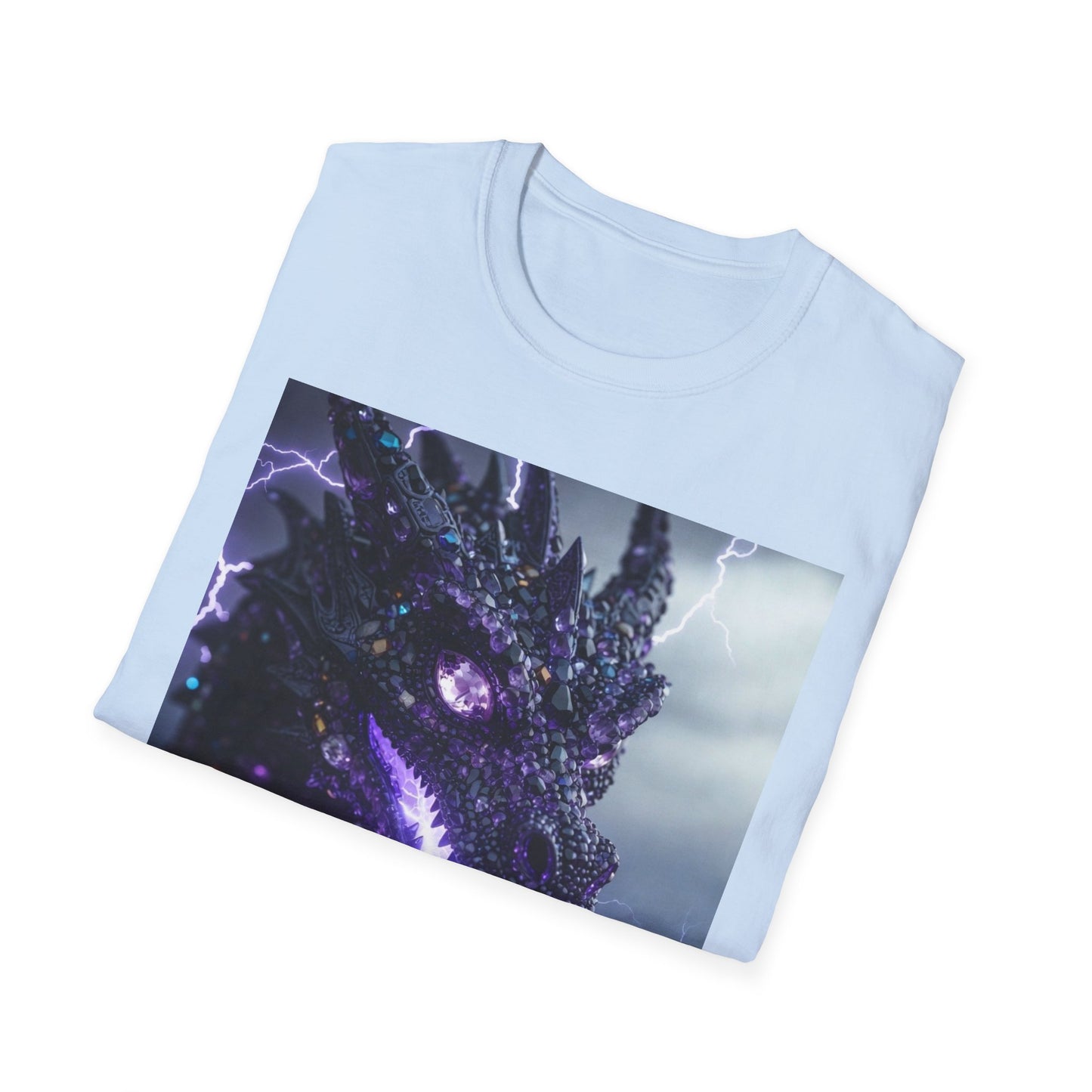 Dragon Lightning T-Shirt — Neon Electric Fantasy Graphic Tee