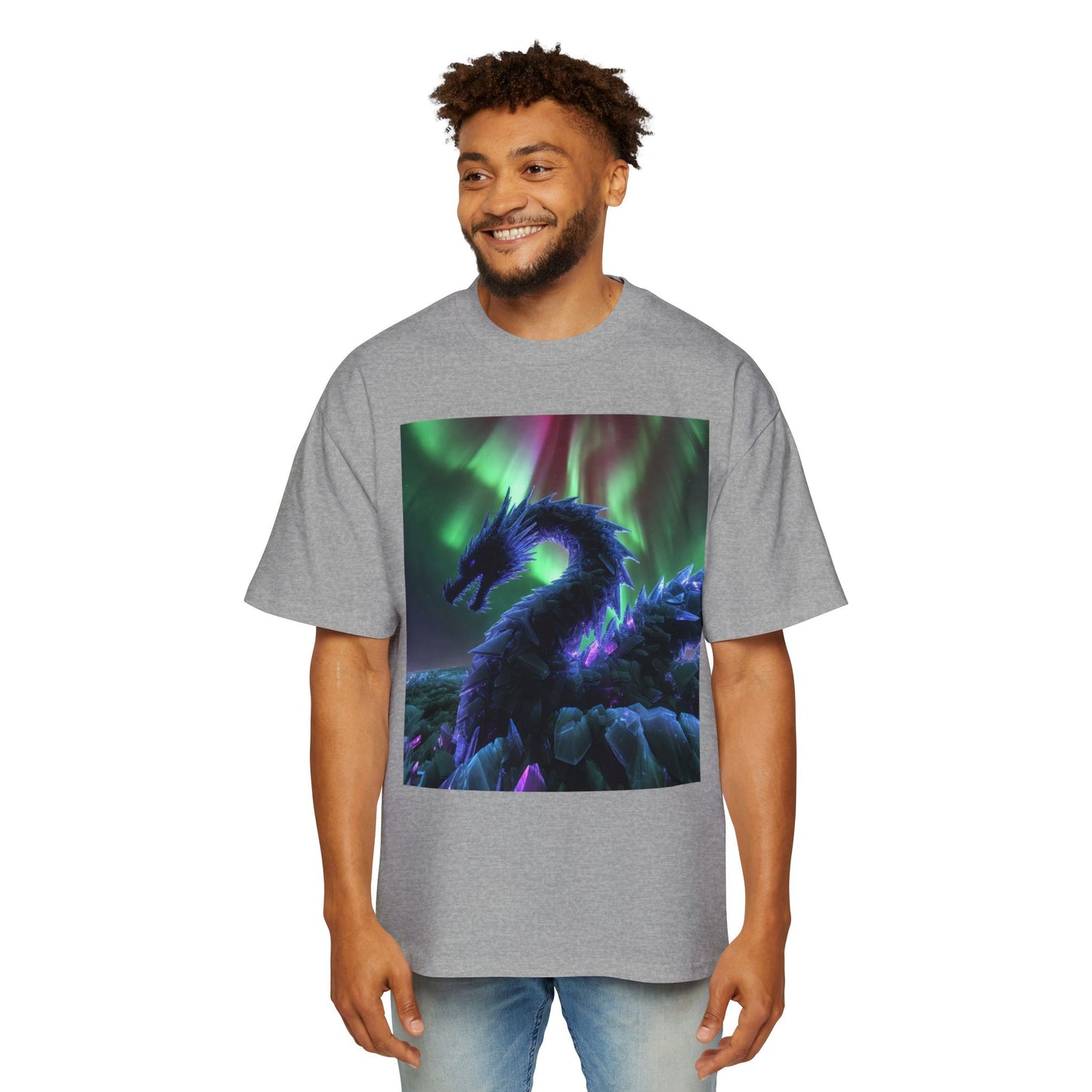 Northern Lights Dragon Tee — Fantasy Dragon Graphic T-Shirt