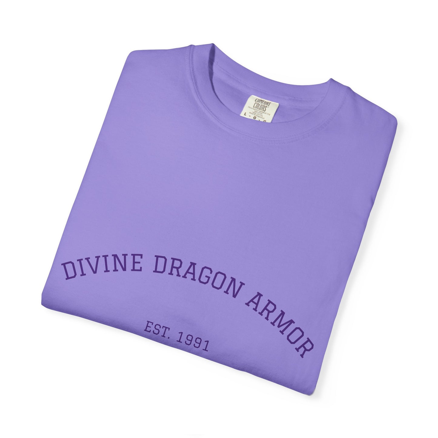 A Divine Dragon Armor Tee — Vintage 'Est. 1991' Graphic T-Shirt