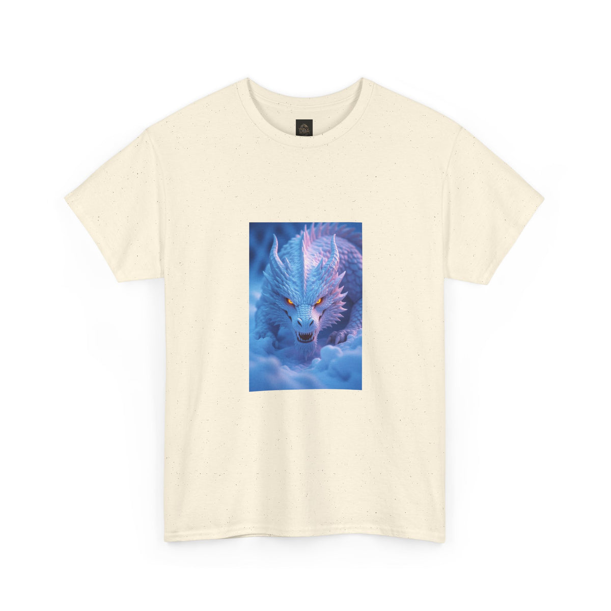 A Mystic Blue Dragon Tee — Ethereal Fantasy Animal Graphic T-Shirt