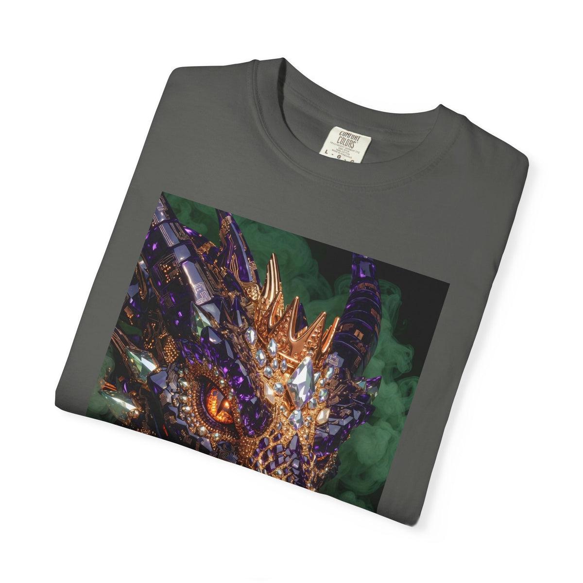 A Dragon Pocket Graphic T‑Shirt — Fiery Fantasy Chest Print